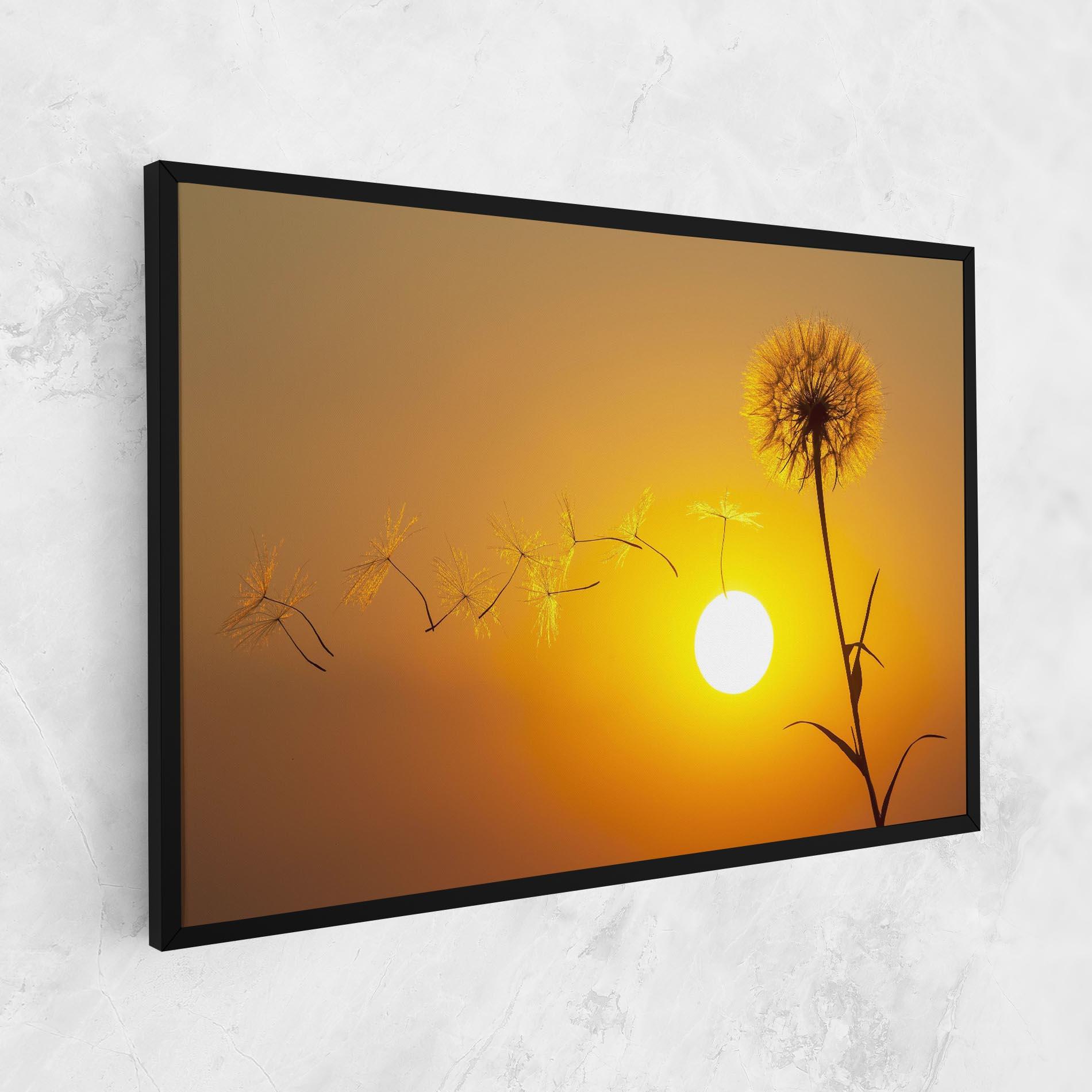 Obraz na Płótnie Summer Dandelion mockup 1