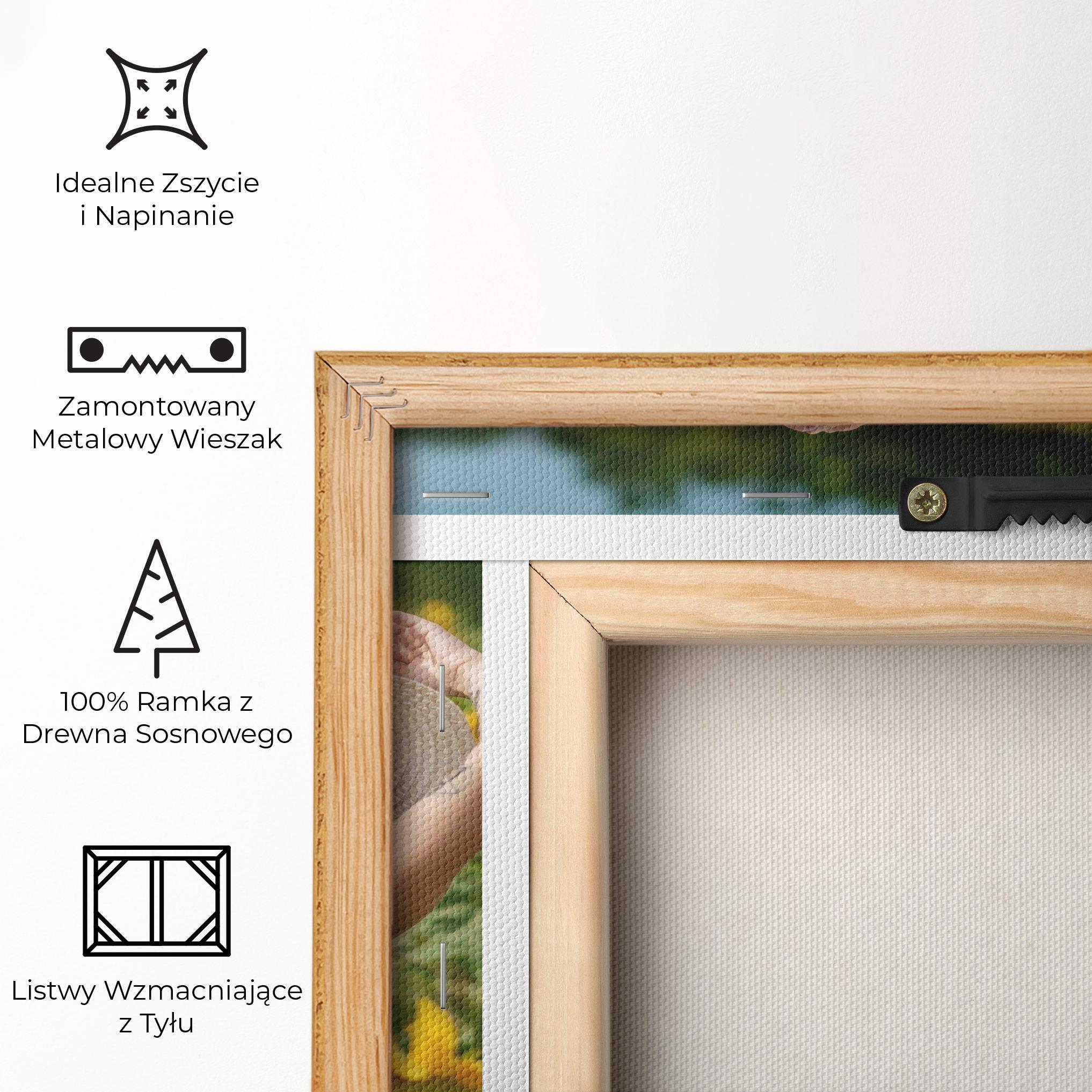 Obraz na Płótnie Model Posing mockup 5