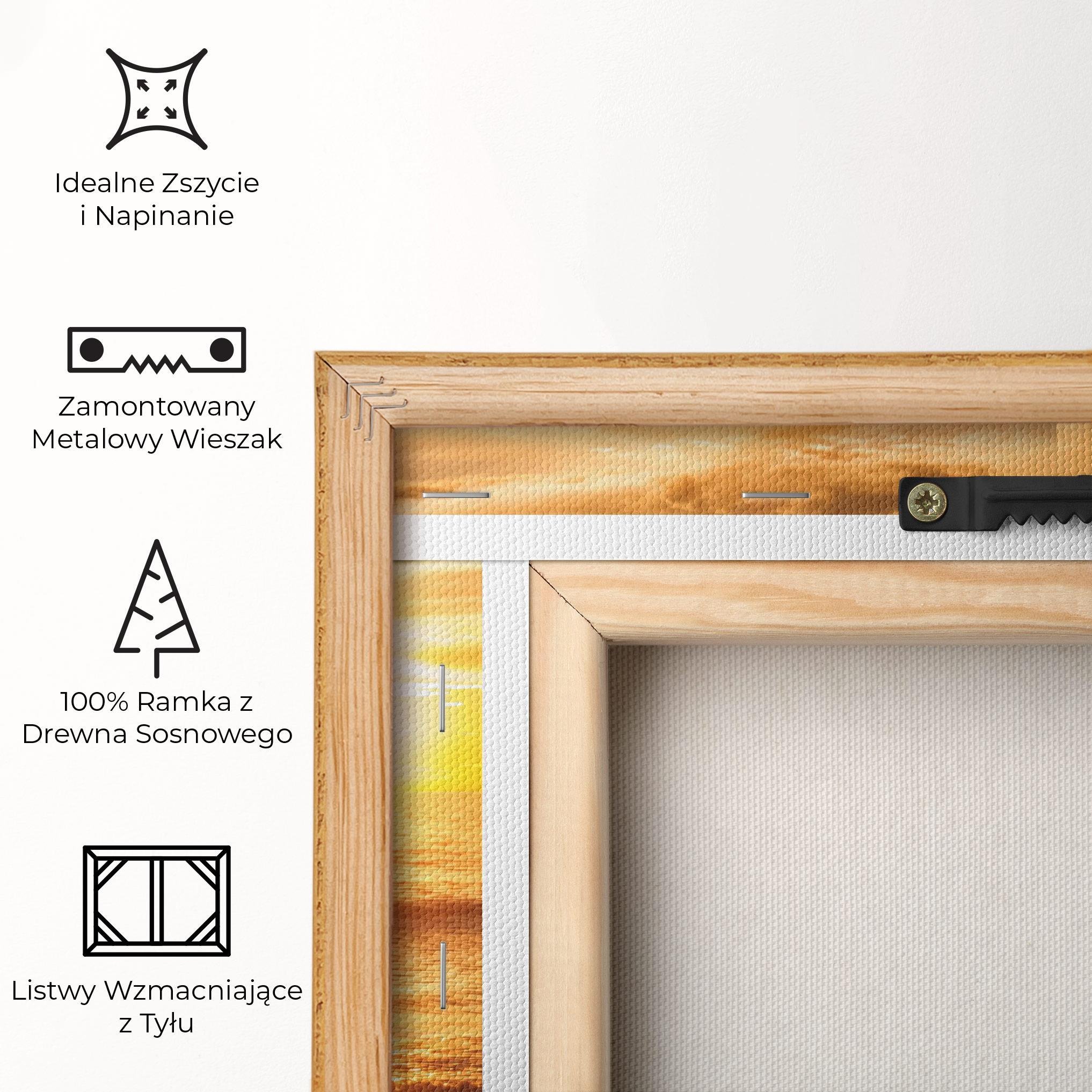 Obraz na Płótnie Sunset Ocean Coast mockup 5