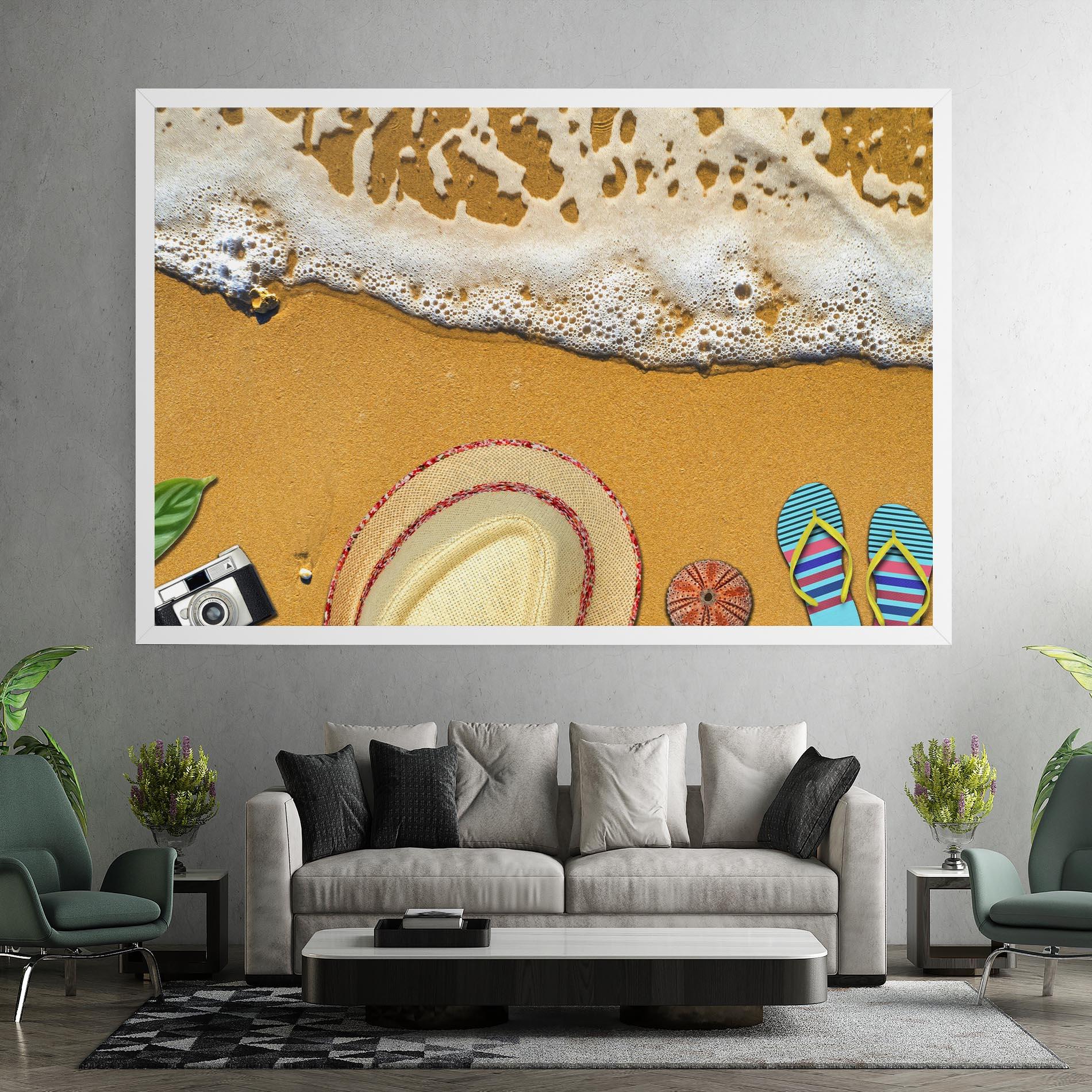 Obraz na Płótnie Beach Accessories mockup 7