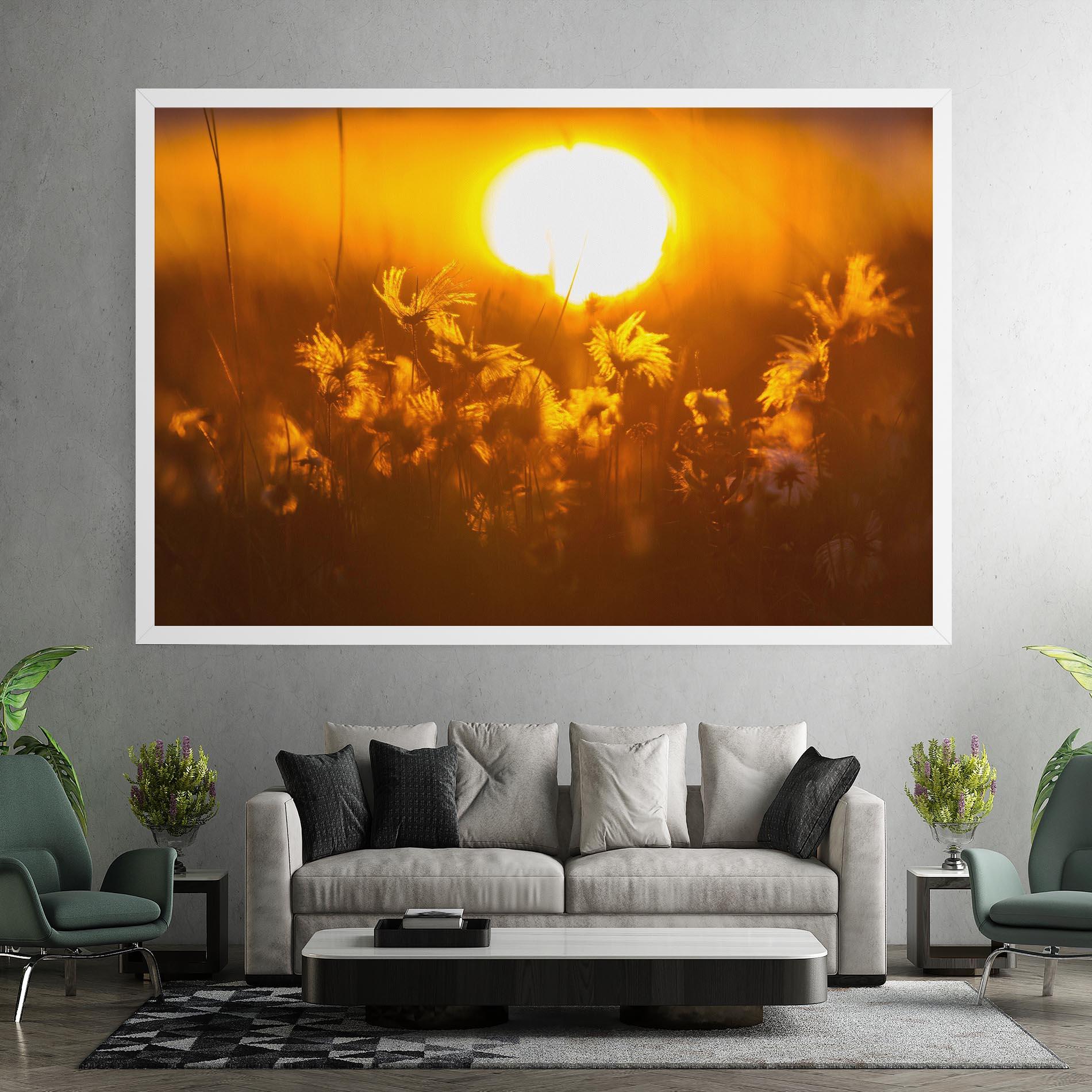 Obraz na Płótnie Wildflowers mockup 7