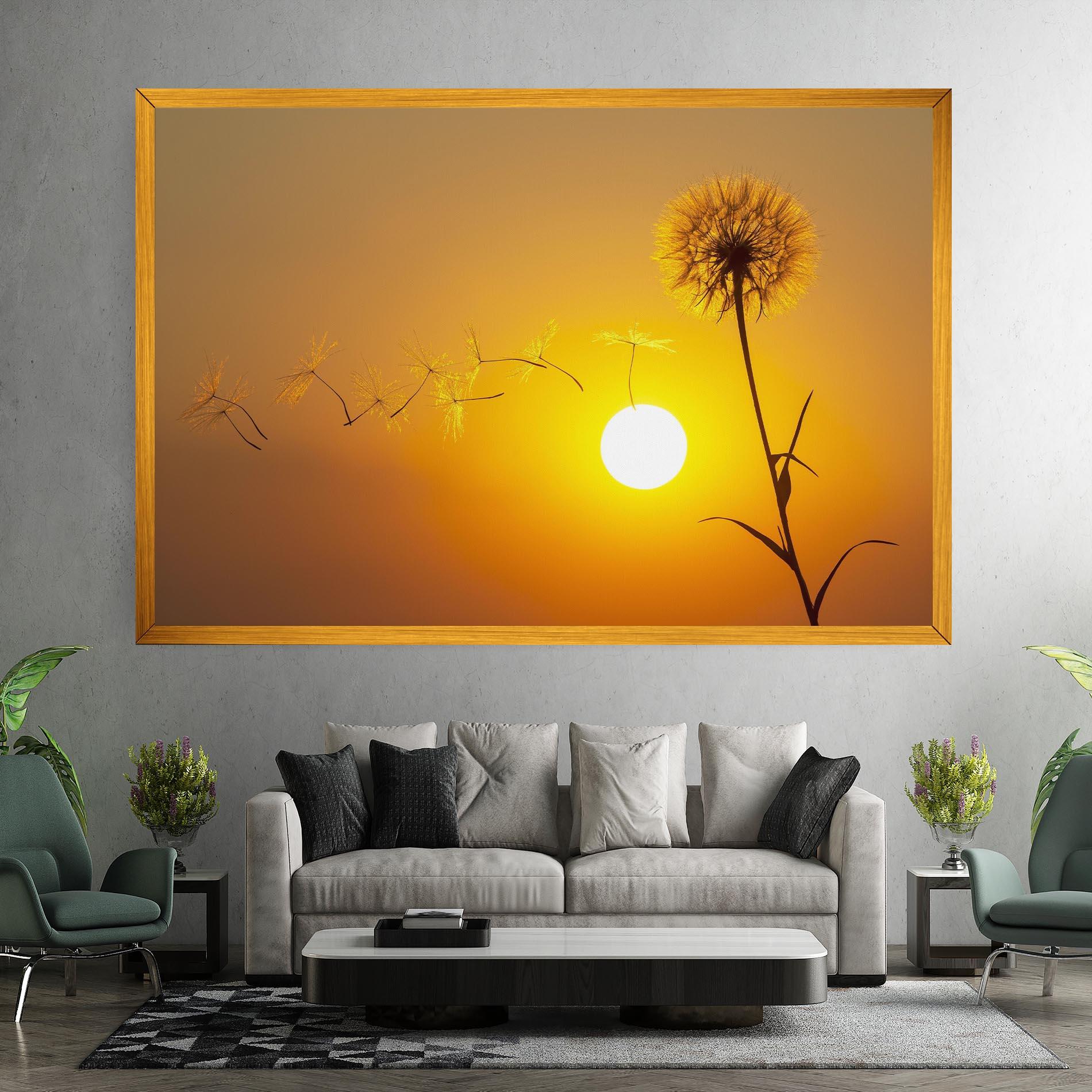 Obraz na Płótnie Summer Dandelion mockup 7