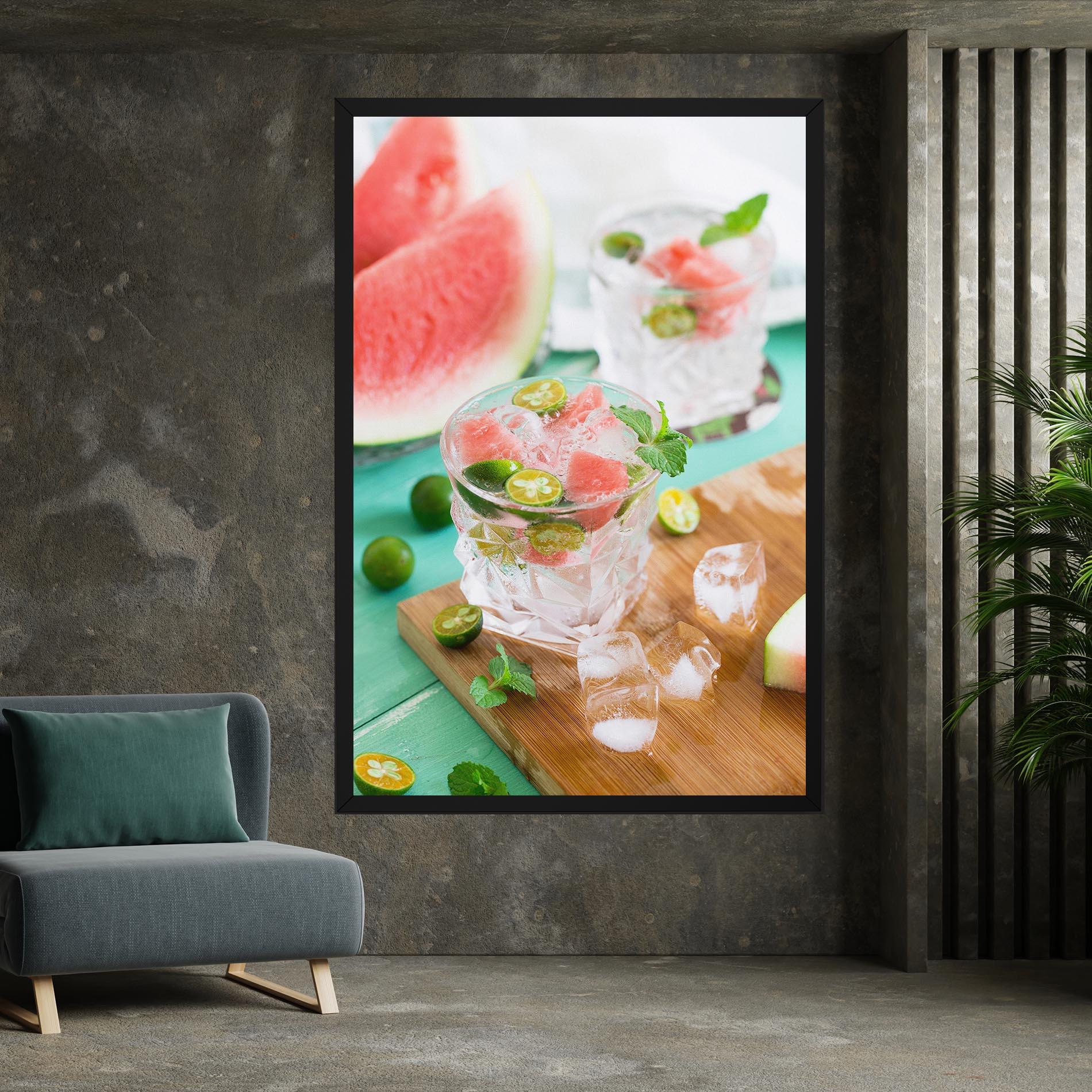 Obraz na Płótnie Summer Drink mockup 7