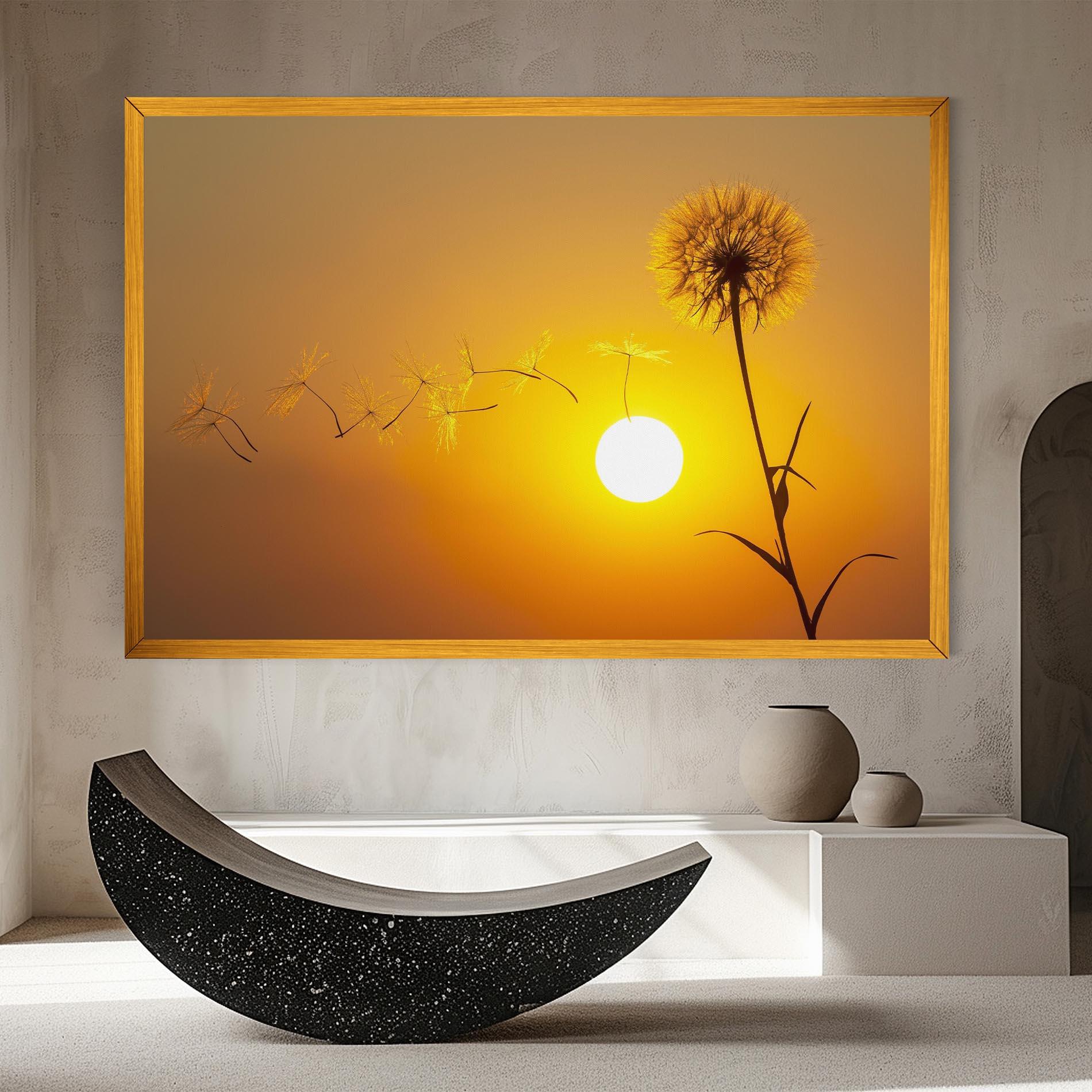 Obraz na Płótnie Summer Dandelion mockup 8