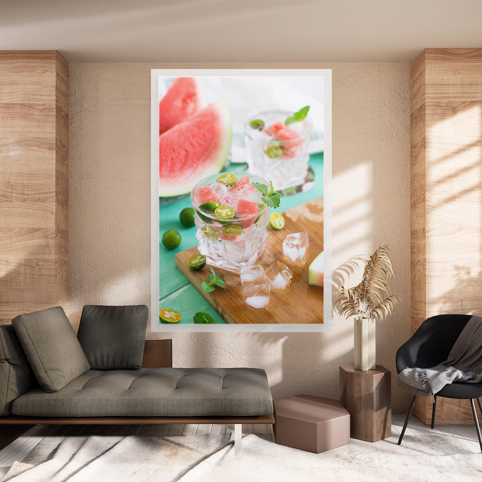 Obraz na Płótnie Summer Drink mockup 8