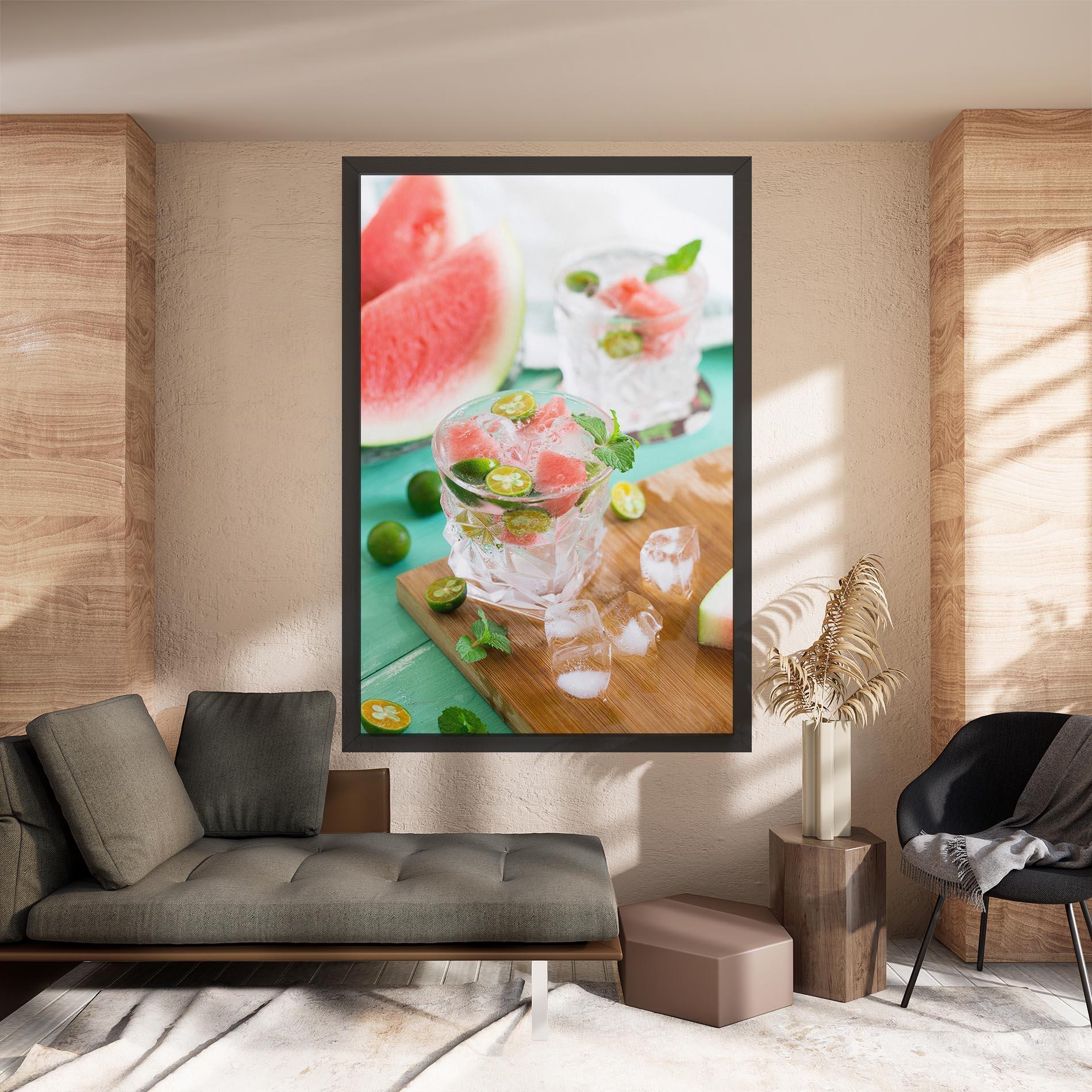 Obraz na Płótnie Summer Drink mockup 8