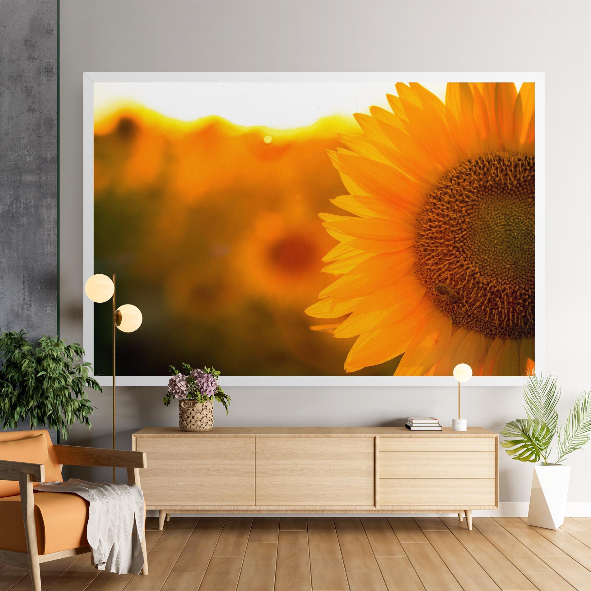 Obraz na Płótnie Sunflower mockup 9