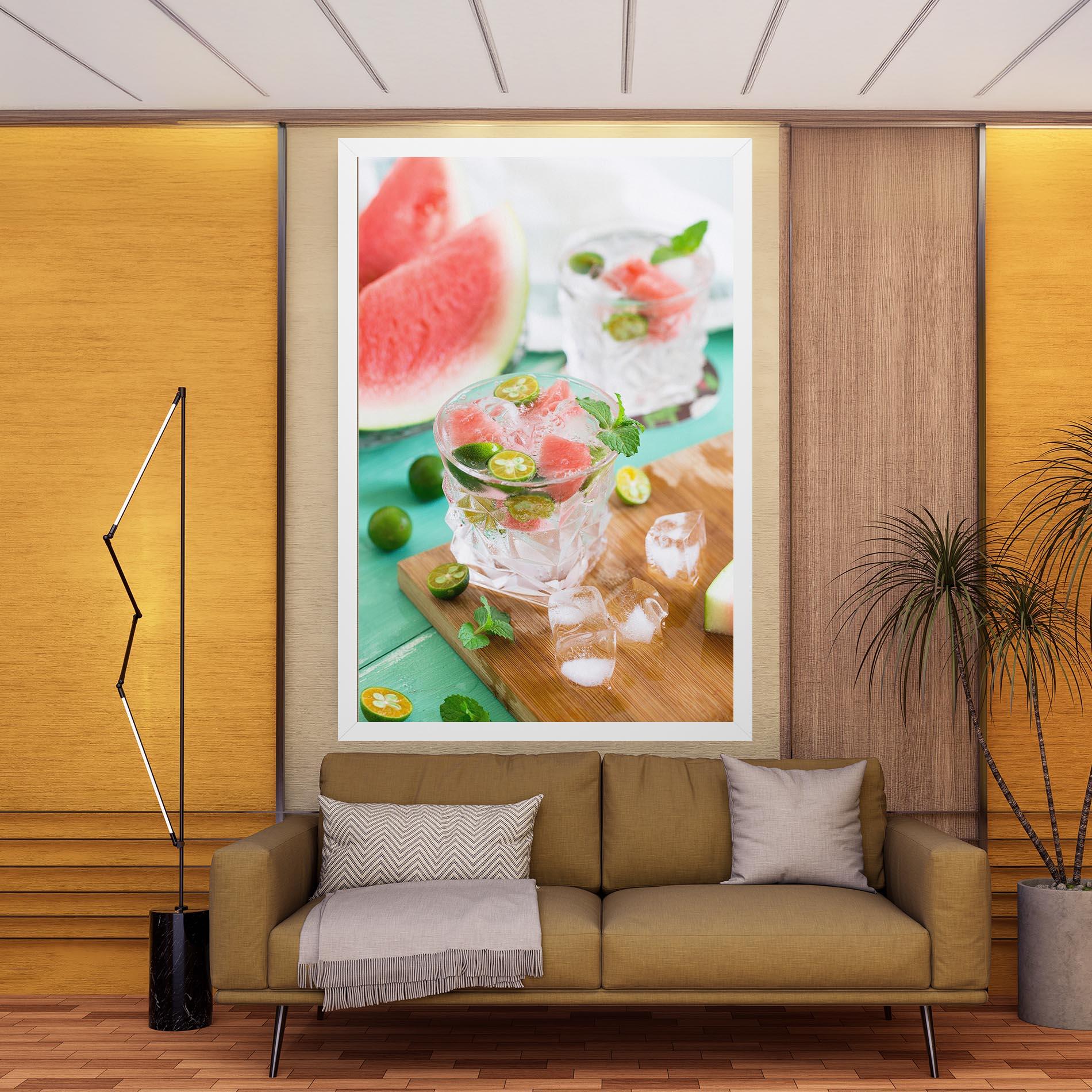 Obraz na Płótnie Summer Drink mockup 9