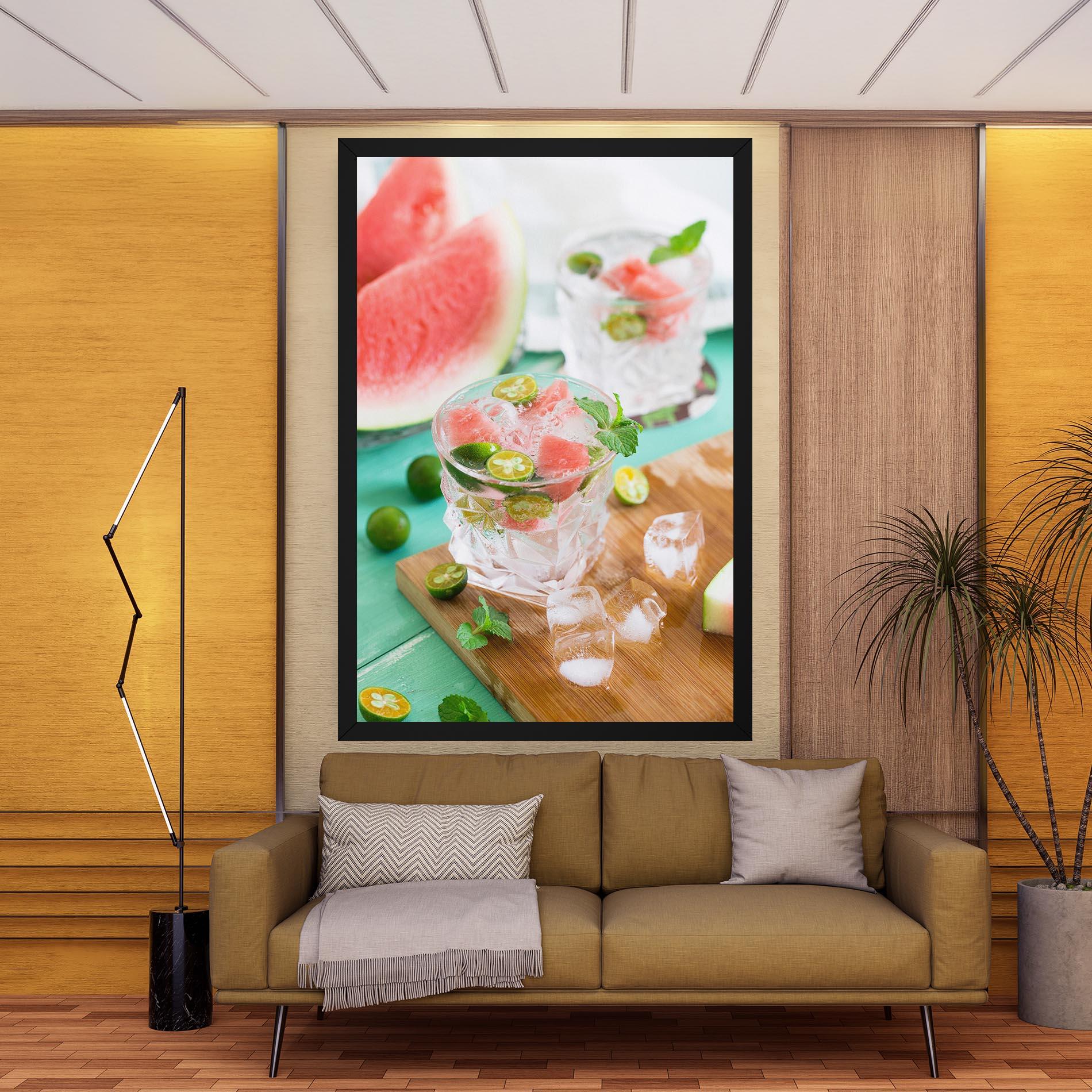 Obraz na Płótnie Summer Drink mockup 9