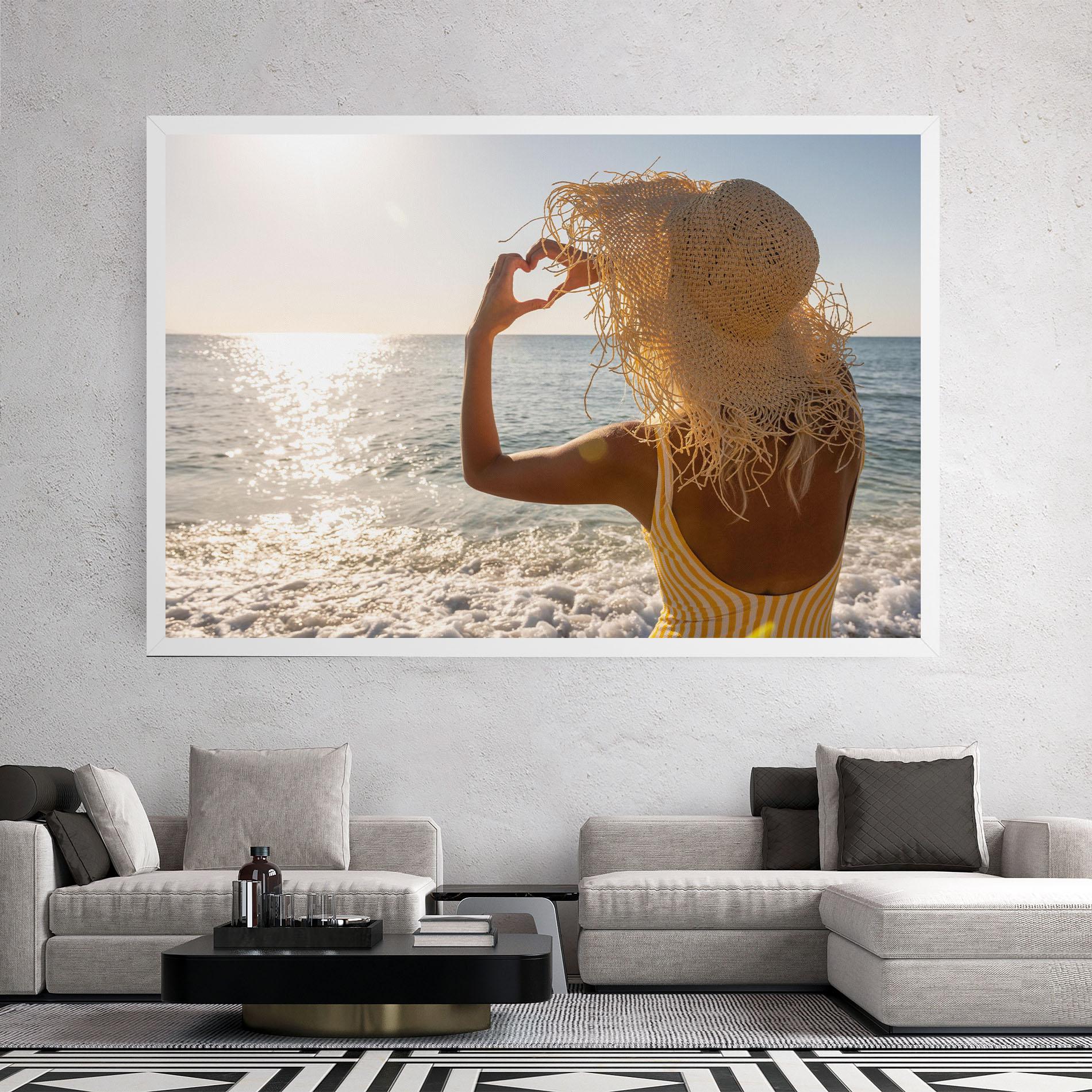 Obraz na Płótnie Heart Symbol mockup 2