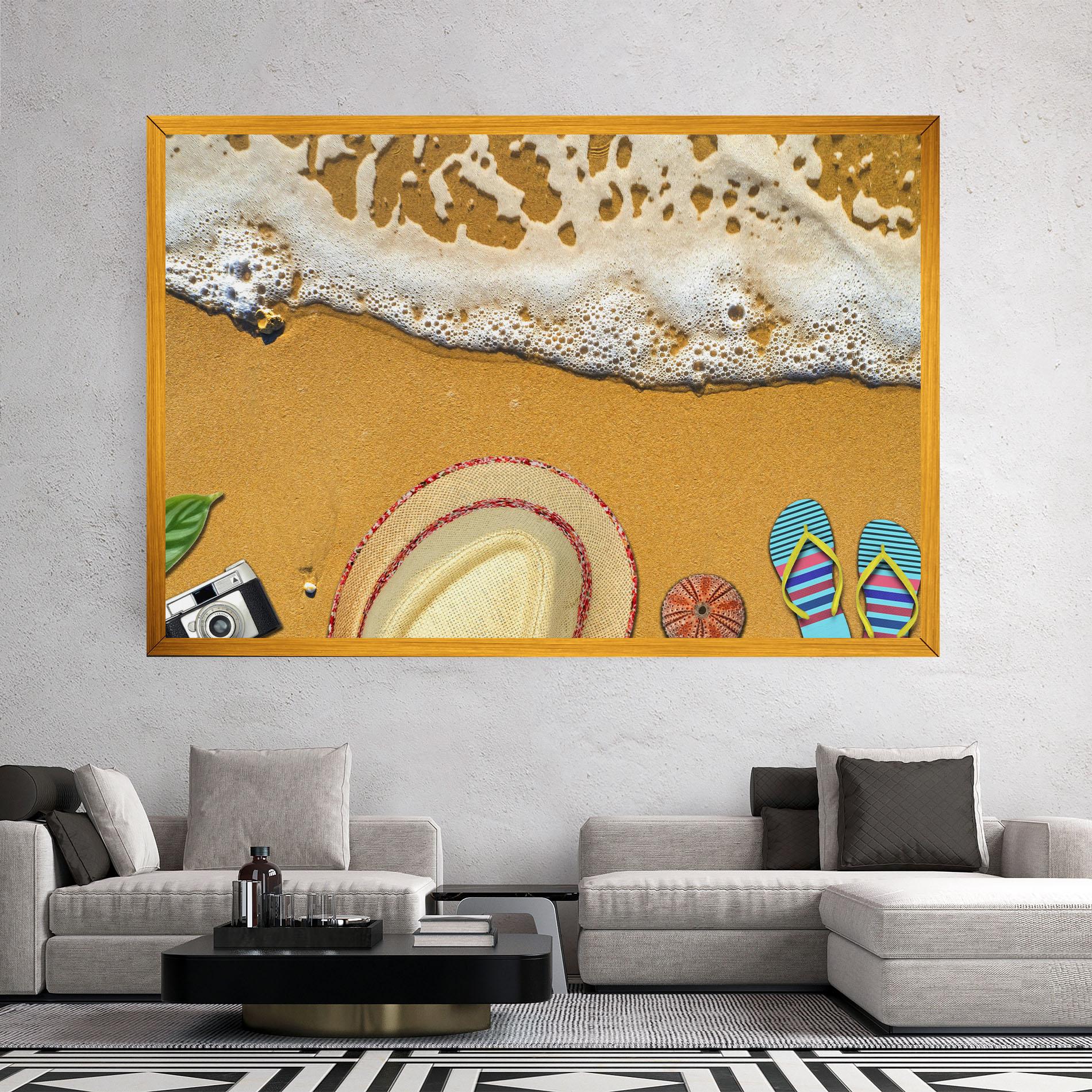 Obraz na Płótnie Beach Accessories mockup 2