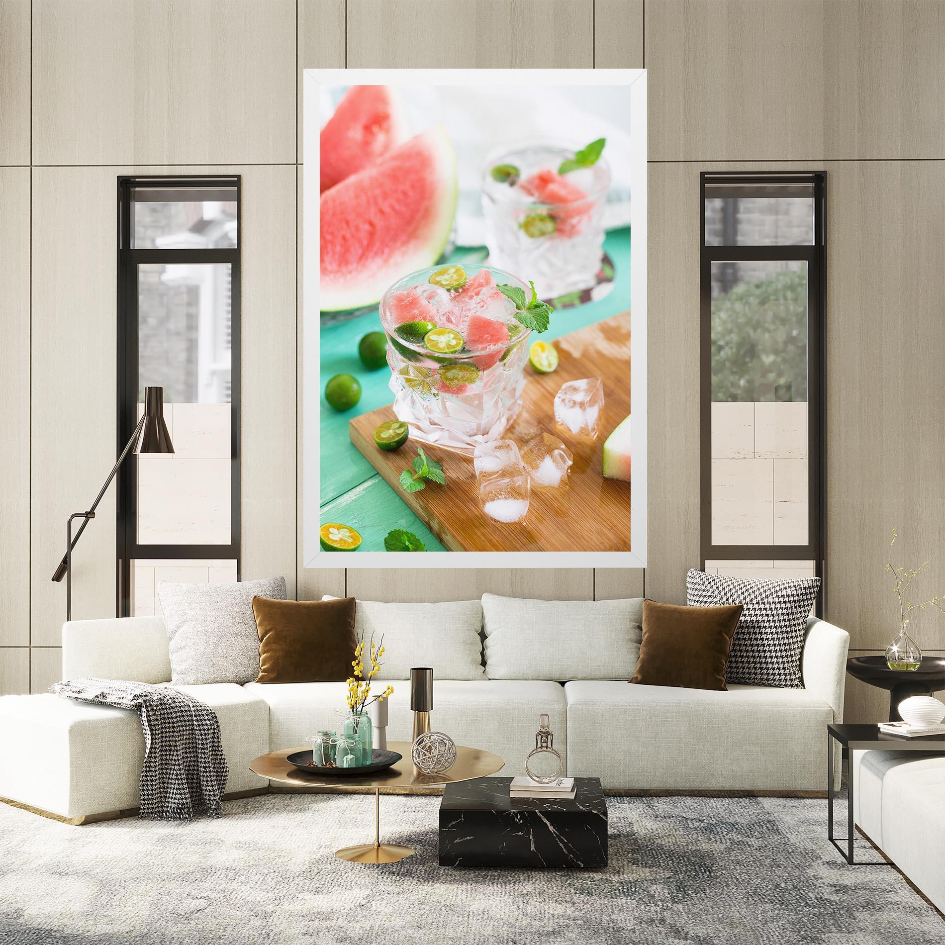 Obraz na Płótnie Summer Drink mockup 2