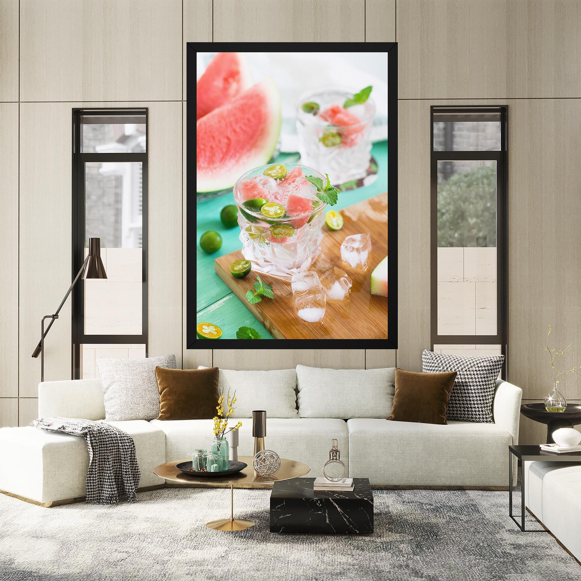Obraz na Płótnie Summer Drink mockup 2