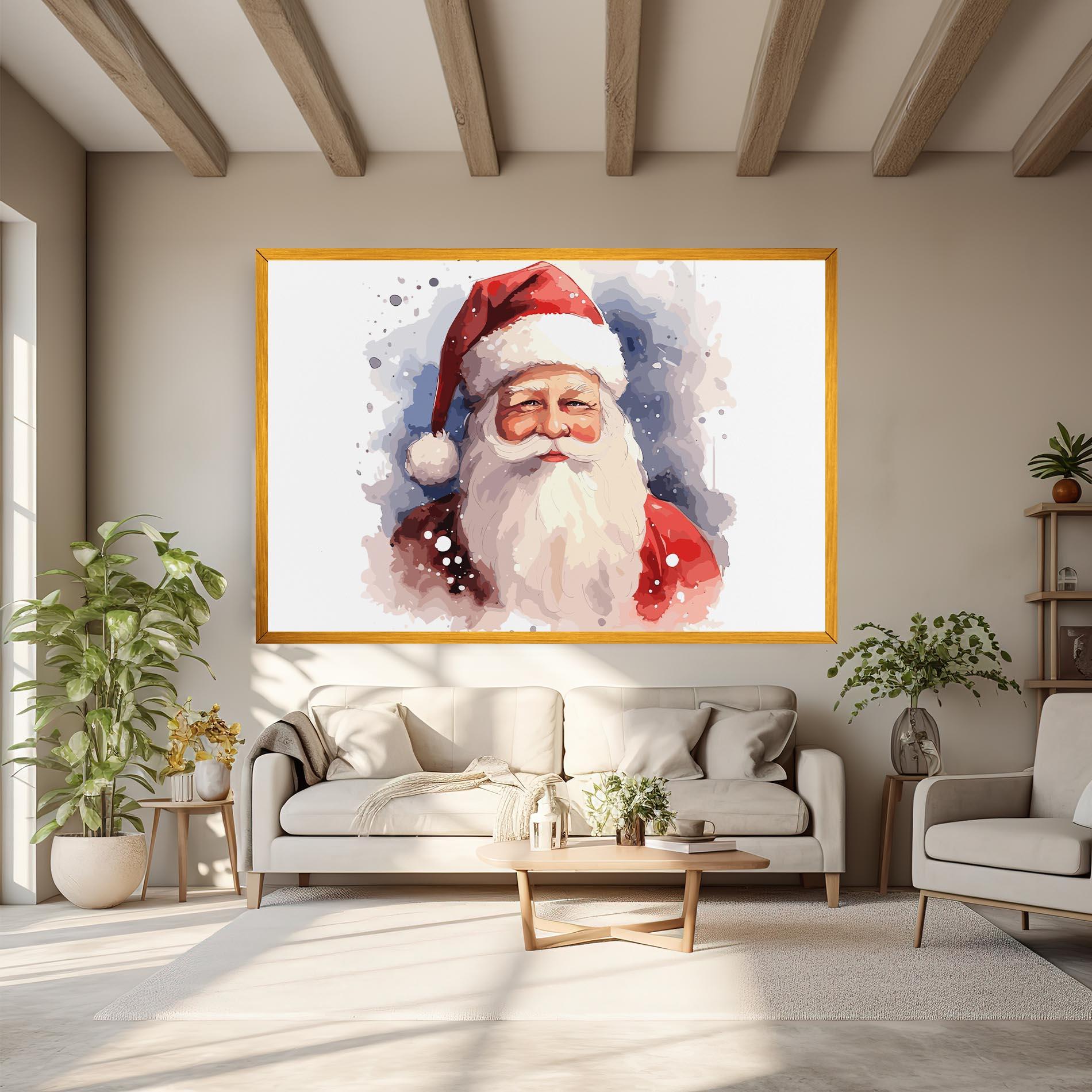 Obraz na Płótnie Cute Santa mockup 6