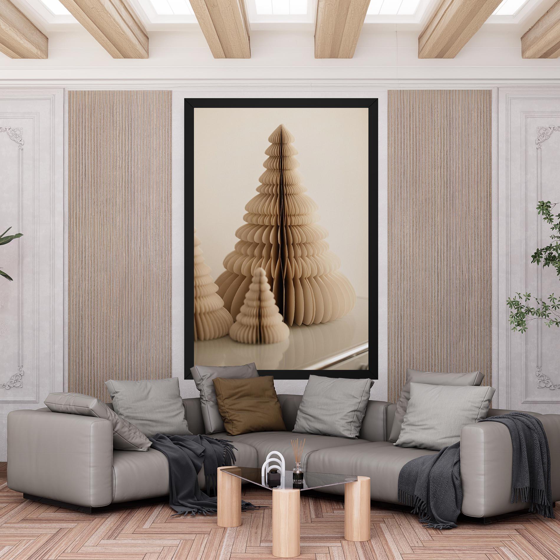 Obraz na Płótnie Paper Tree mockup 6