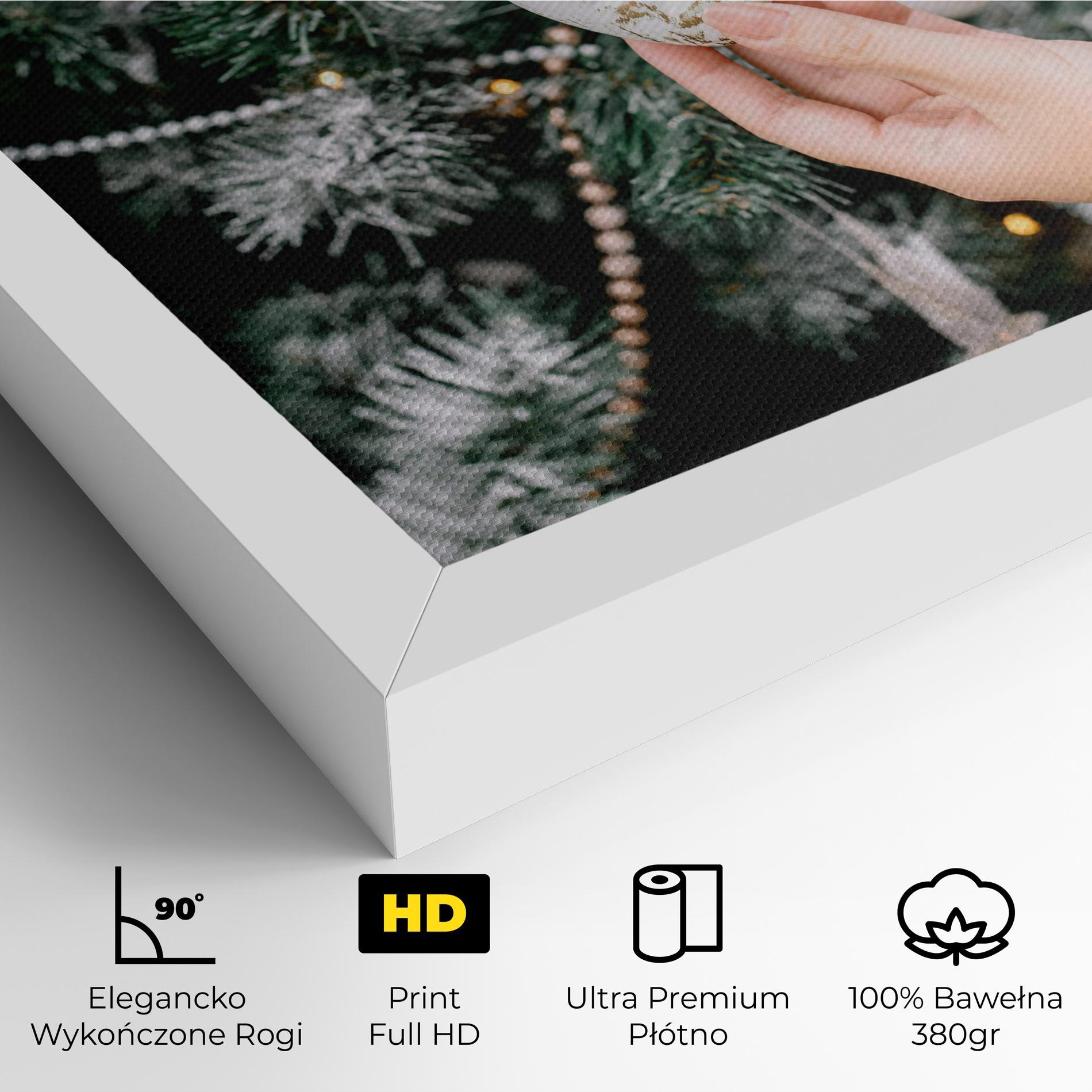 Obraz na Płótnie Christmas Decorations mockup 4