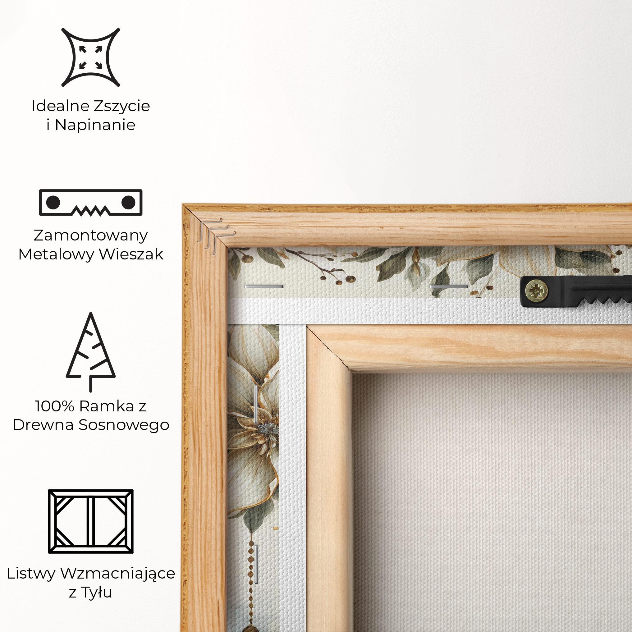 Obraz na Płótnie Christmas Flowers Art mockup 5