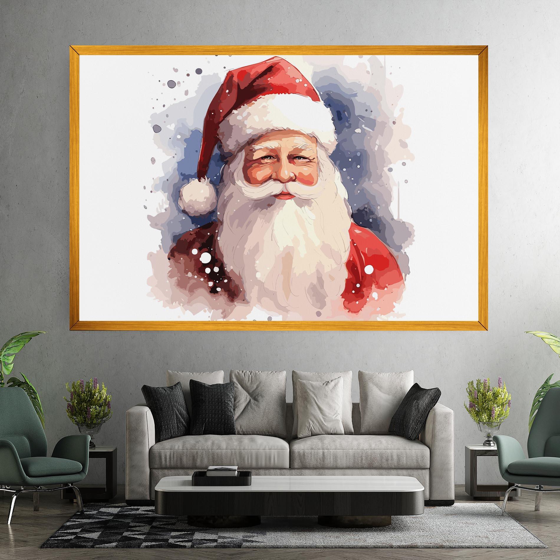 Obraz na Płótnie Cute Santa mockup 7