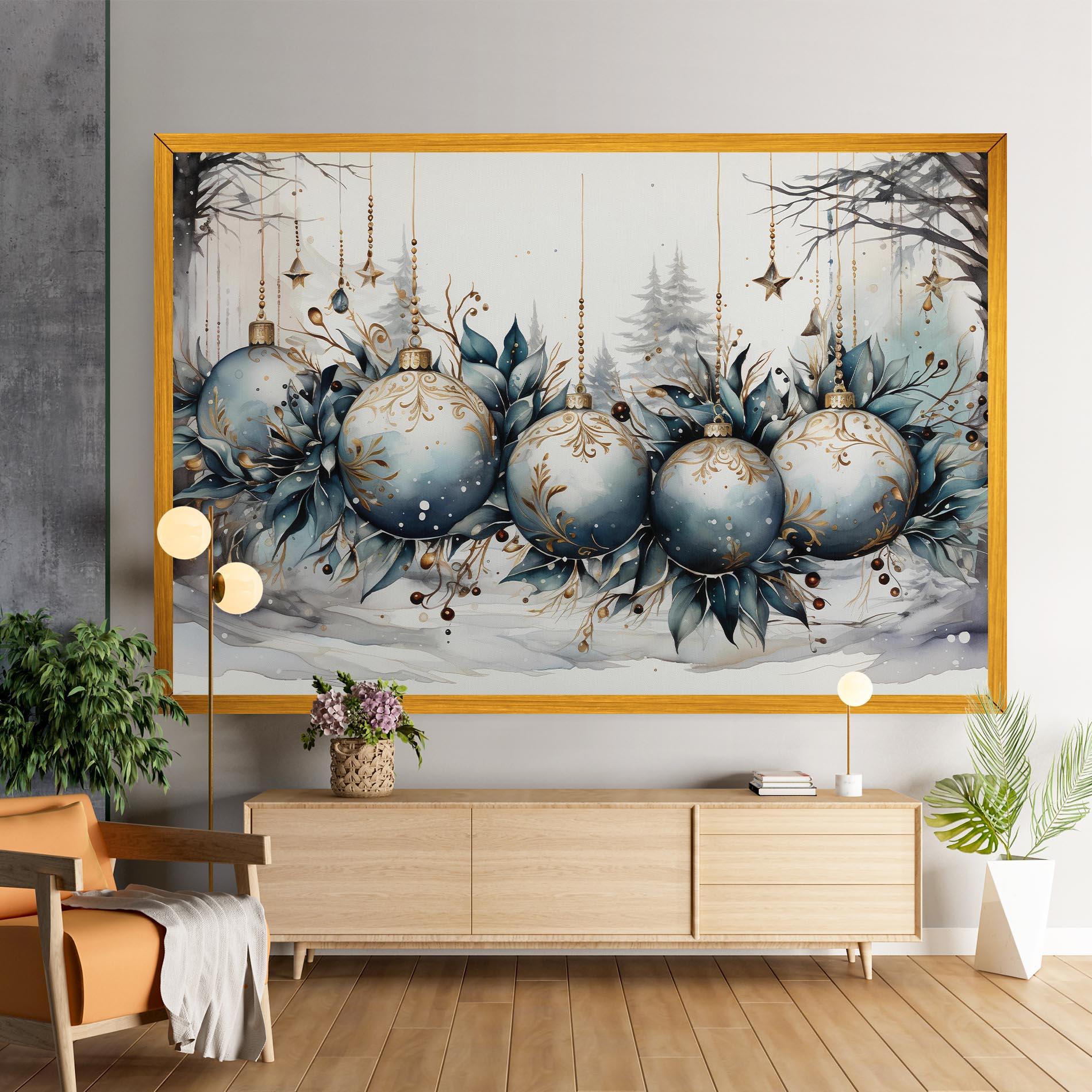 Obraz na Płótnie Christmas Paper mockup 9