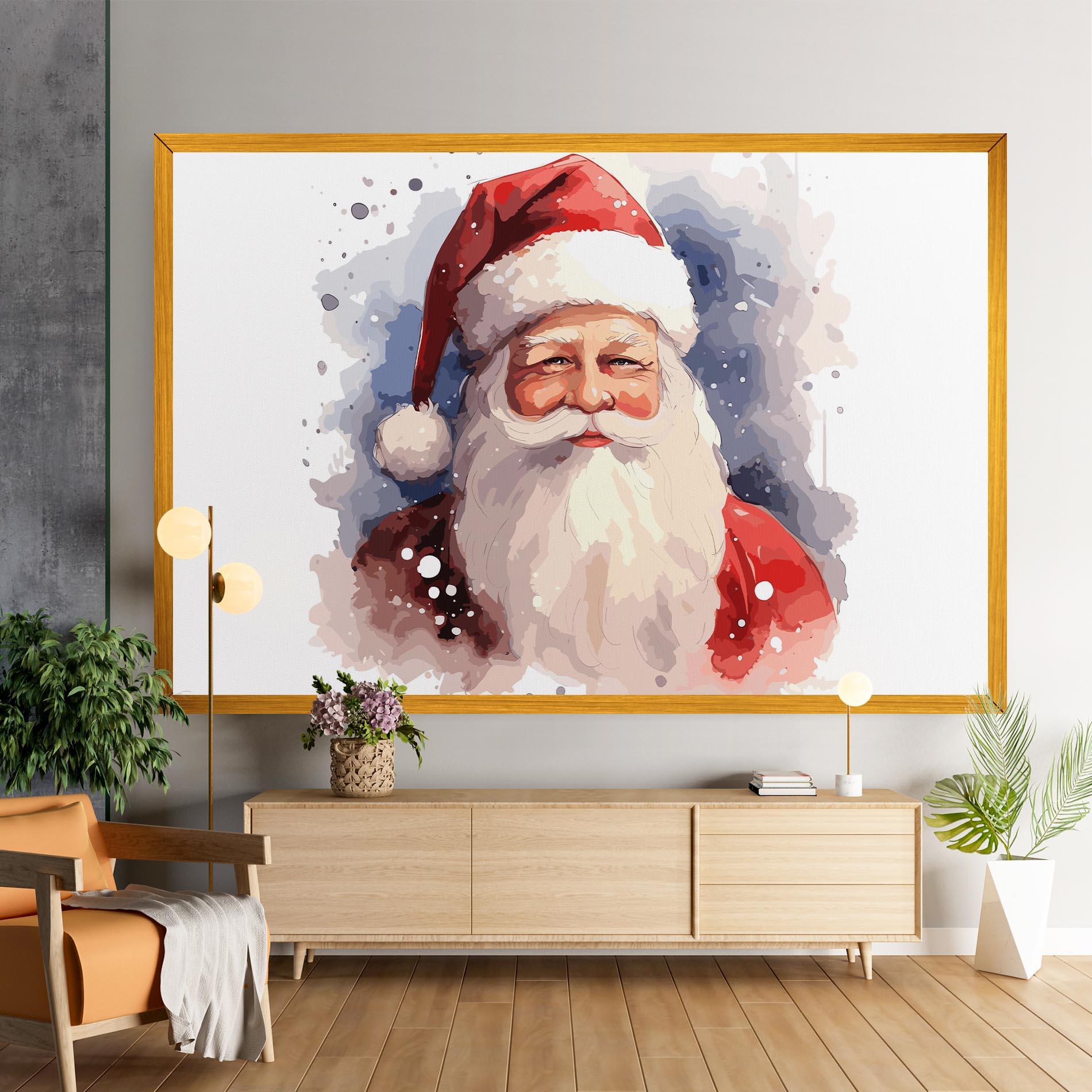 Obraz na Płótnie Cute Santa mockup 9