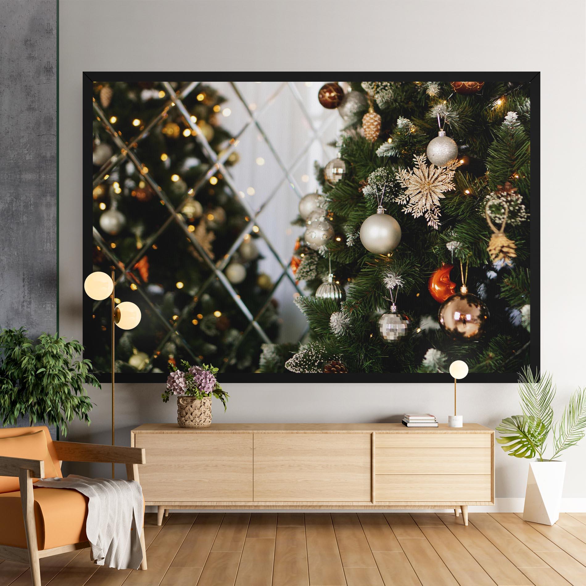 Obraz na Płótnie Christmas Decor Tree mockup 9