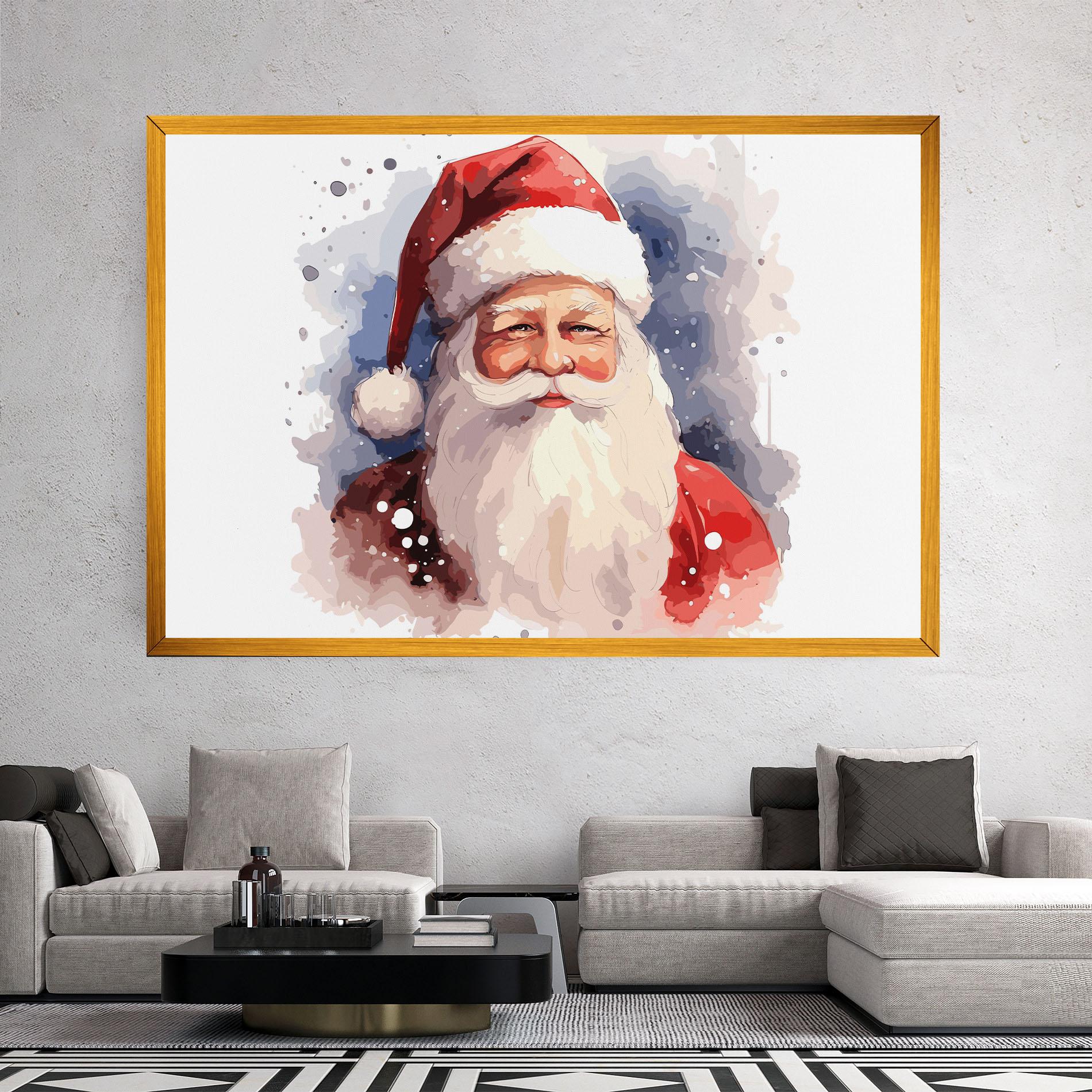 Obraz na Płótnie Cute Santa mockup 2