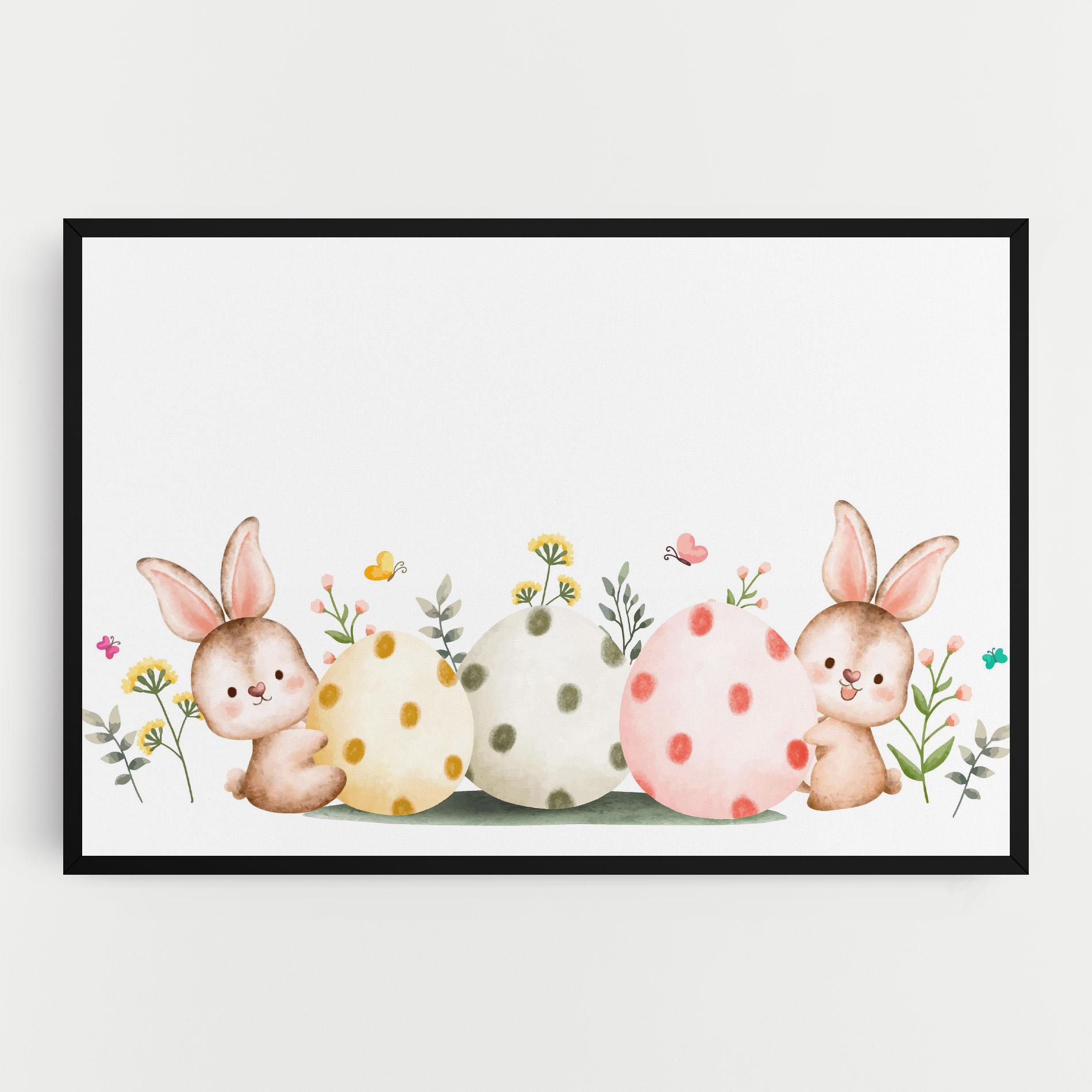 Obraz na Płótnie Butterfly Rabbit mockup 0