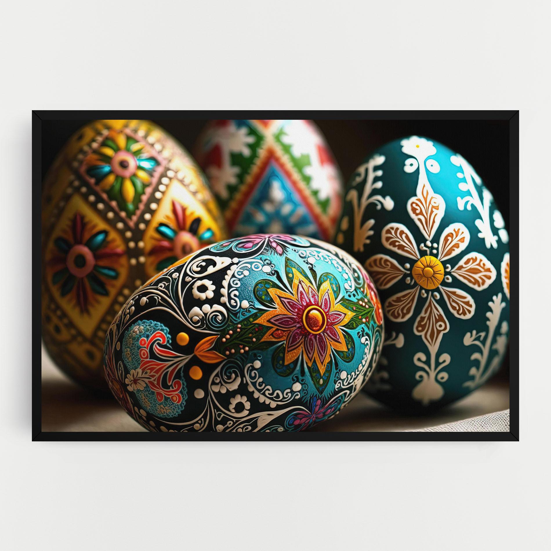 Obraz na Płótnie Easter Eggs Ornament mockup 0