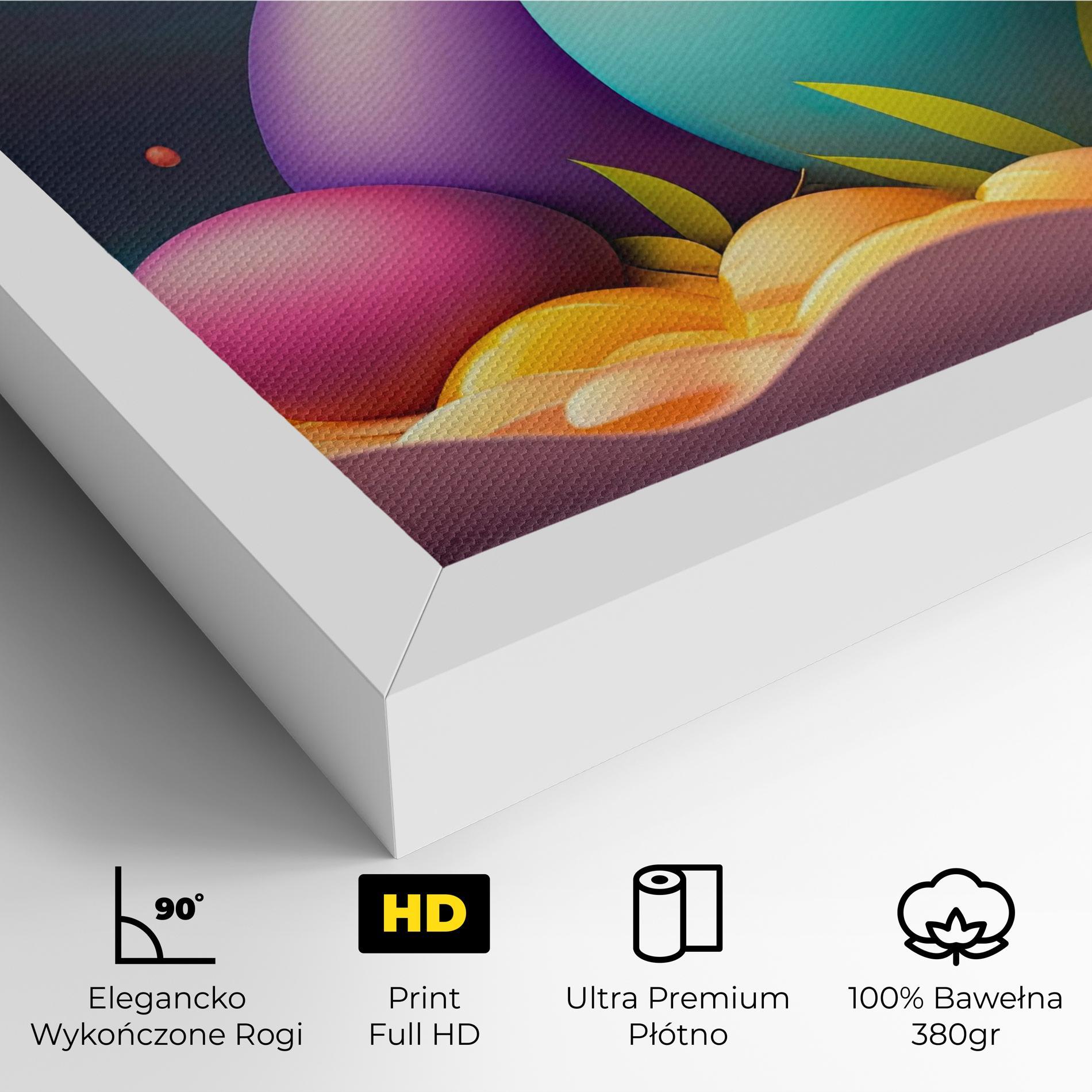 Obraz na Płótnie Big Blue Easter Egg mockup 4