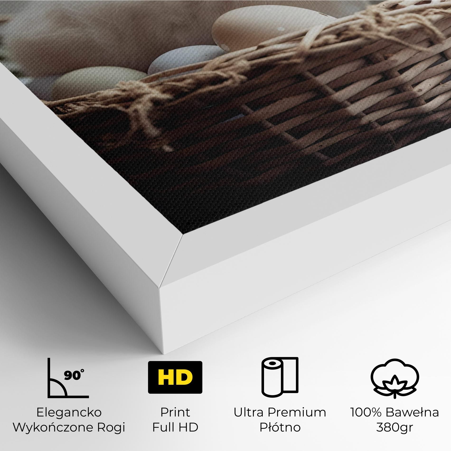 Cute White Easter Eggs mockup 4