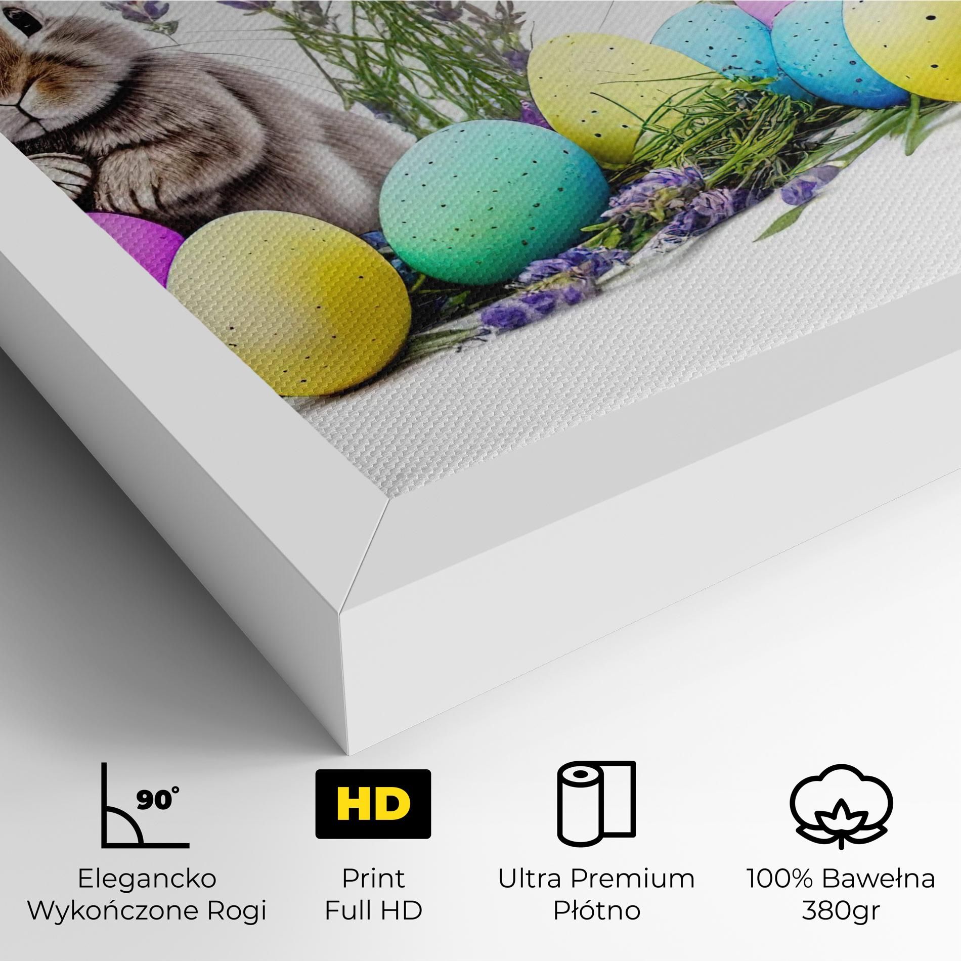 Flowers Easter Bunny mockup 4