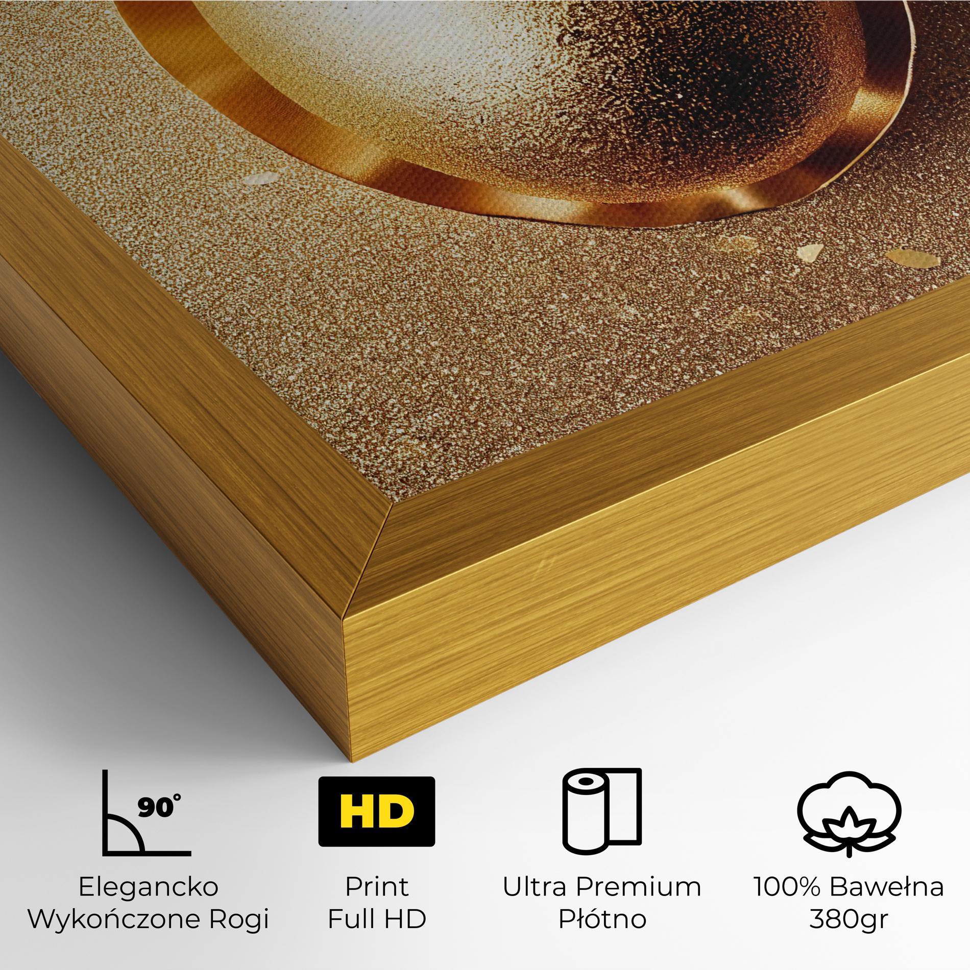 Obraz na Płótnie Golden Egg Chocolate mockup 4