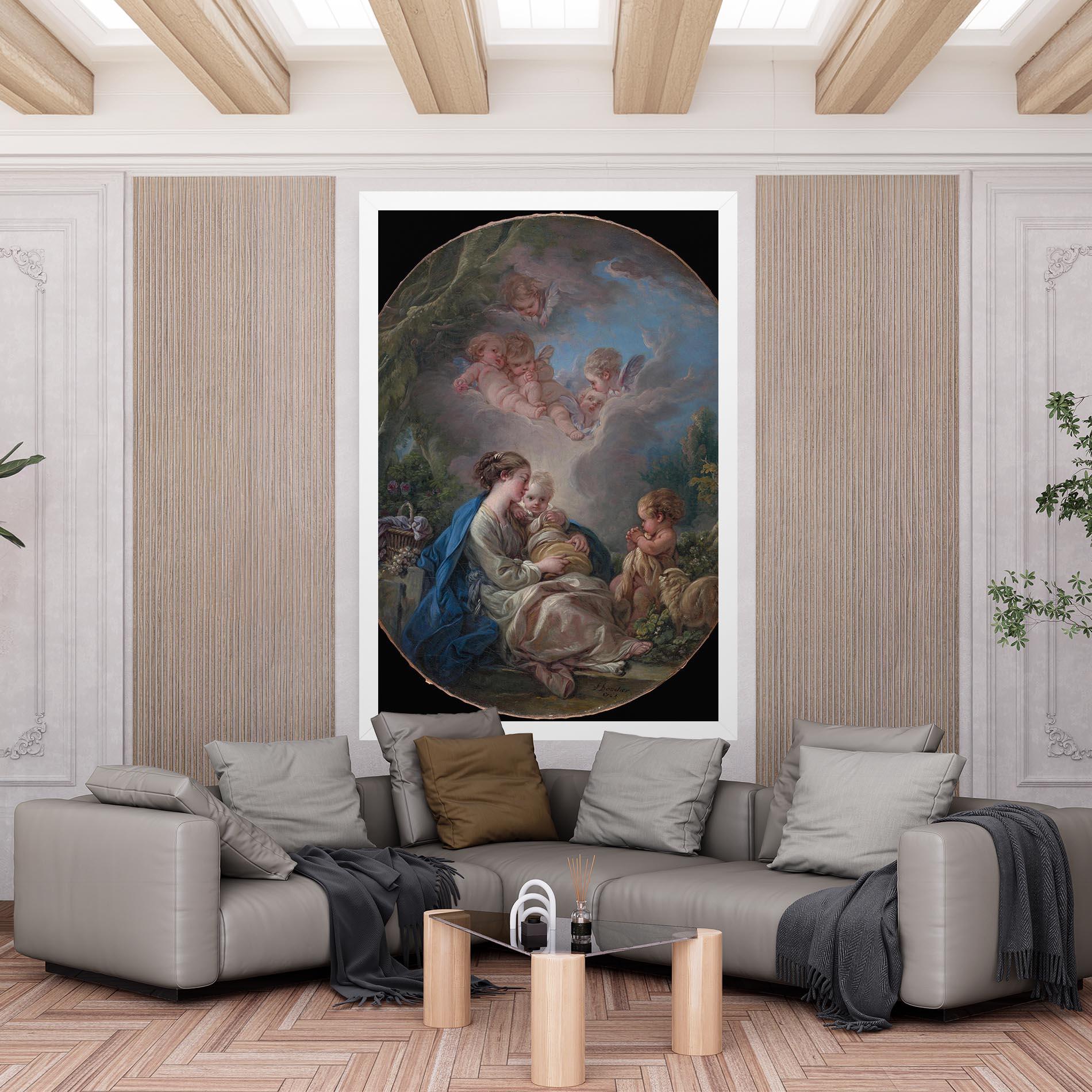 Obraz na Płótnie Religious Circle mockup 6