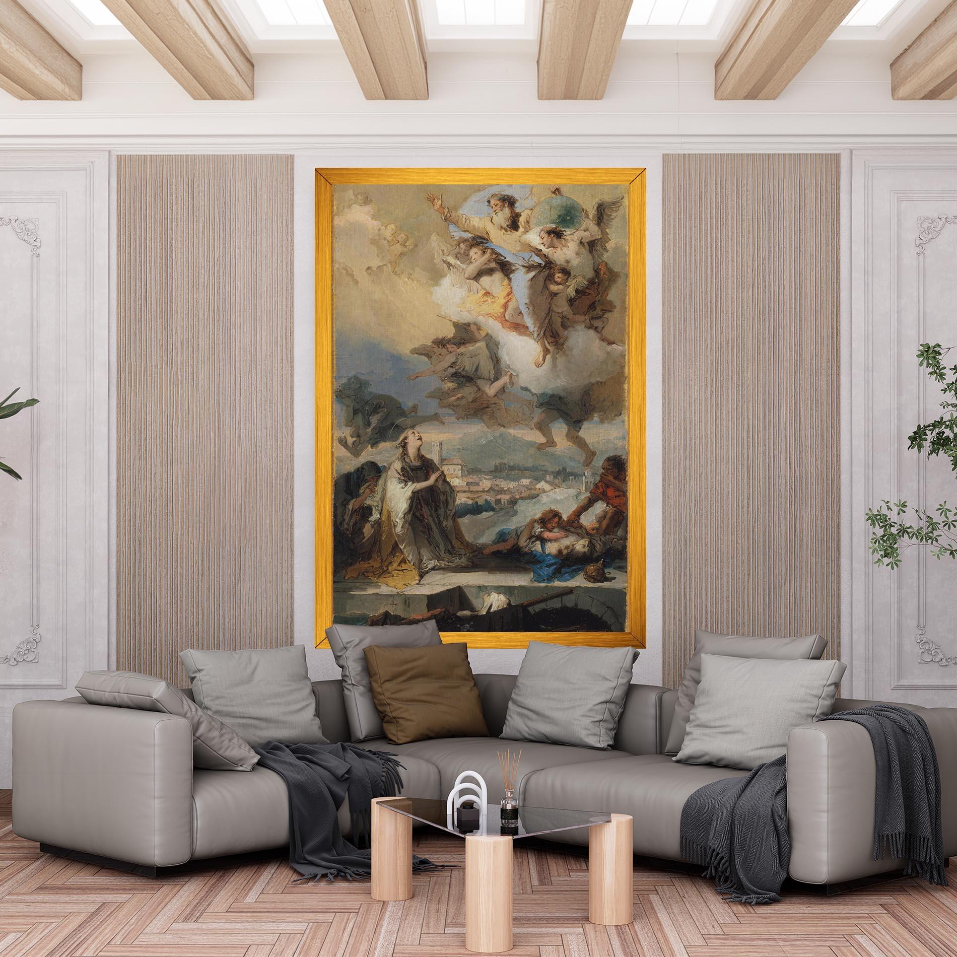 Obraz na Płótnie Sky Angel Art mockup 6