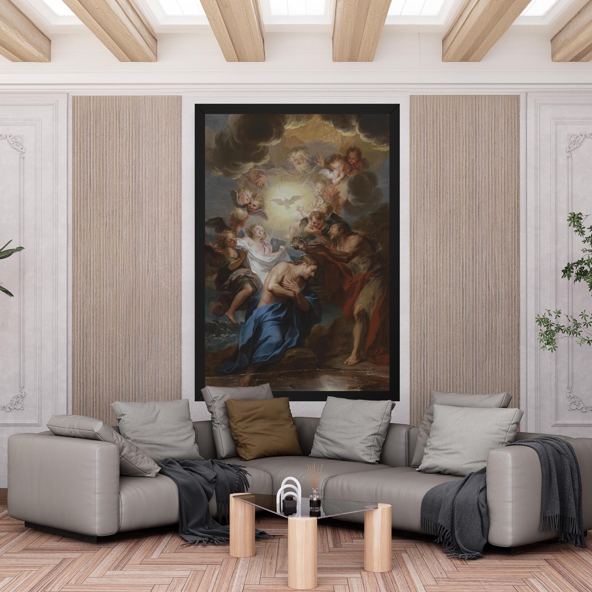 Obraz na Płótnie Divine Yellow Light mockup 6