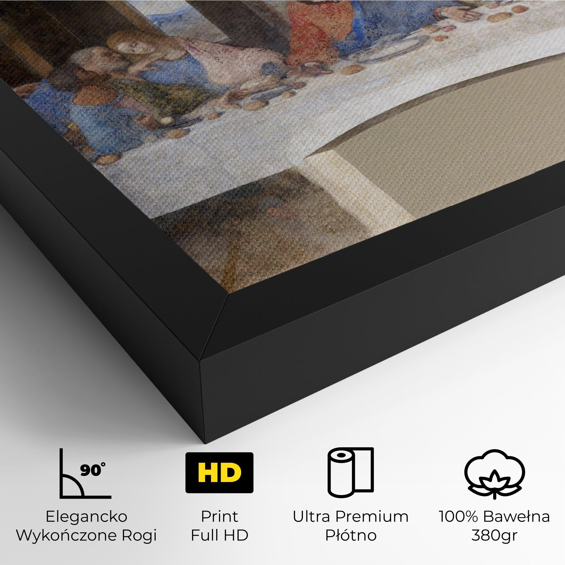 Obraz na Płótnie Jesus Eating mockup 4