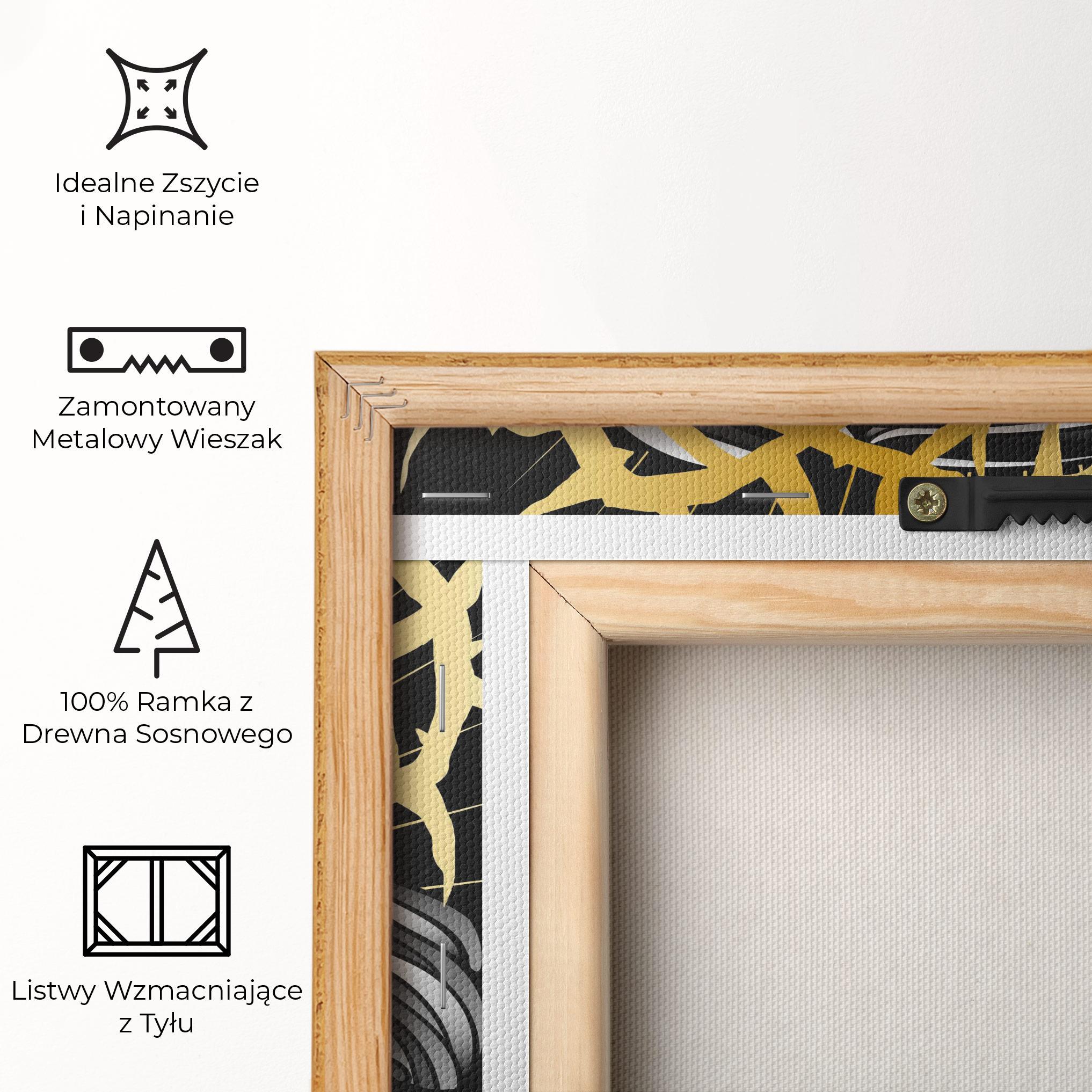 Obraz na Płótnie Gold Christ mockup 5