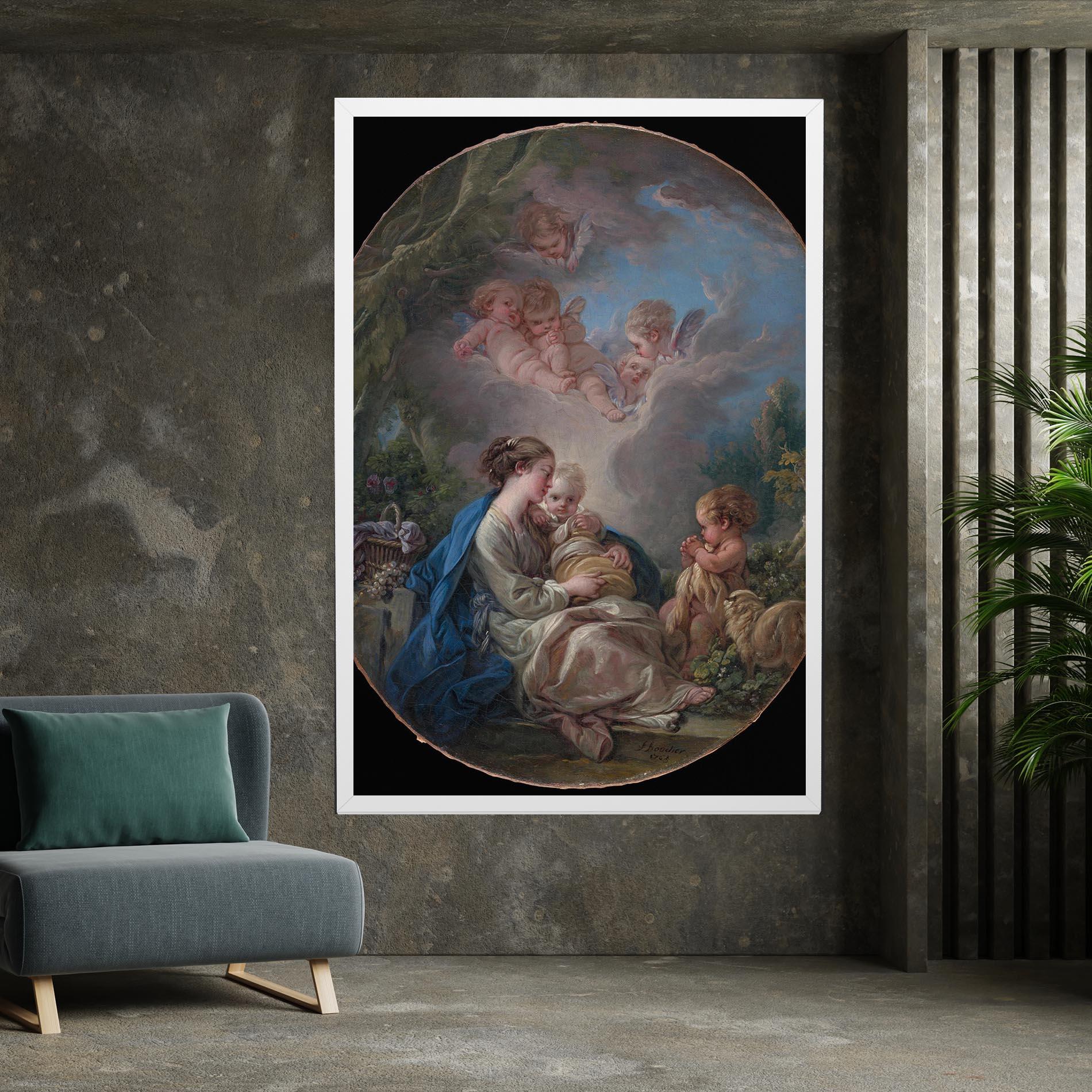 Obraz na Płótnie Religious Circle mockup 7