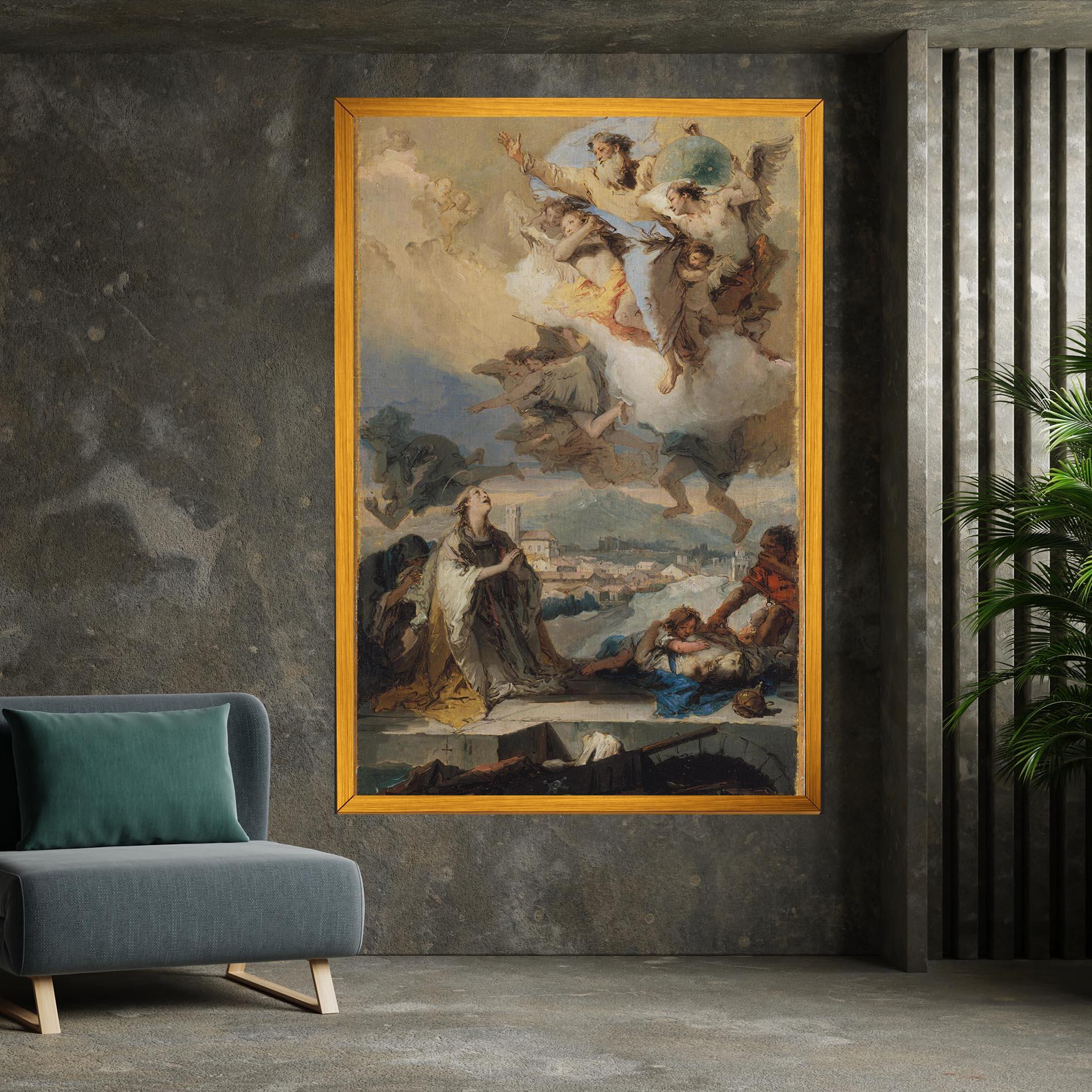 Obraz na Płótnie Sky Angel Art mockup 7