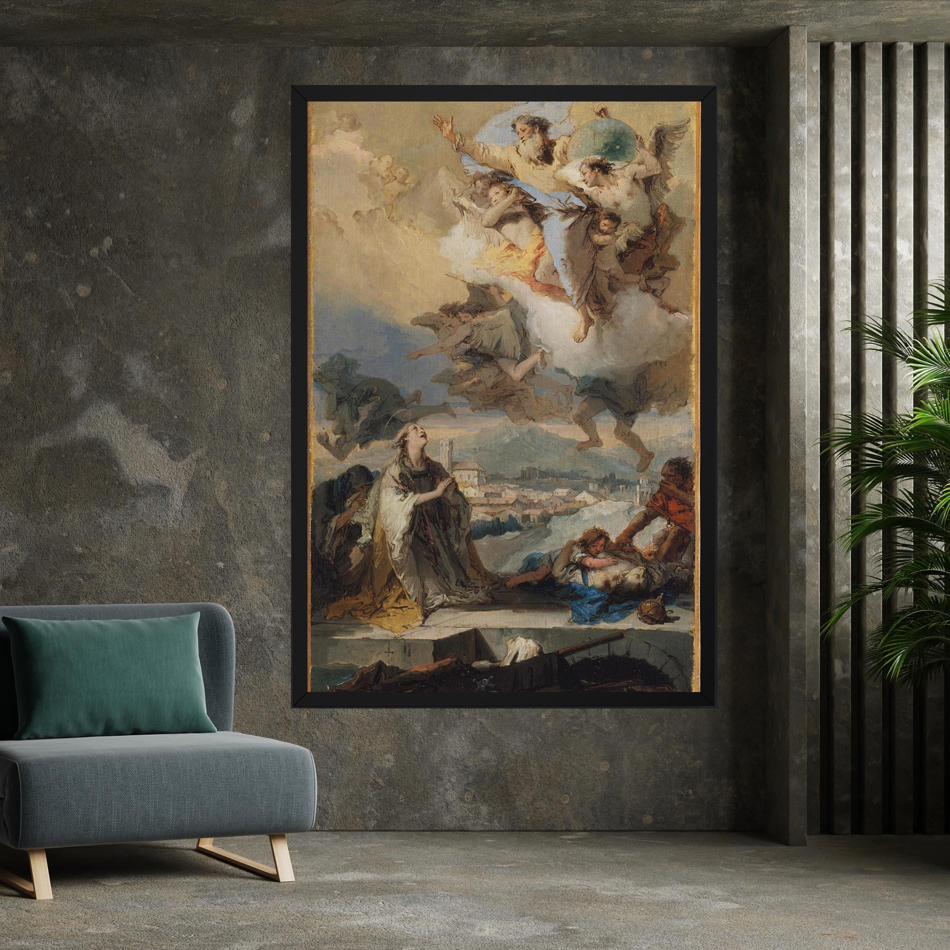 Obraz na Płótnie Sky Angel Art mockup 7