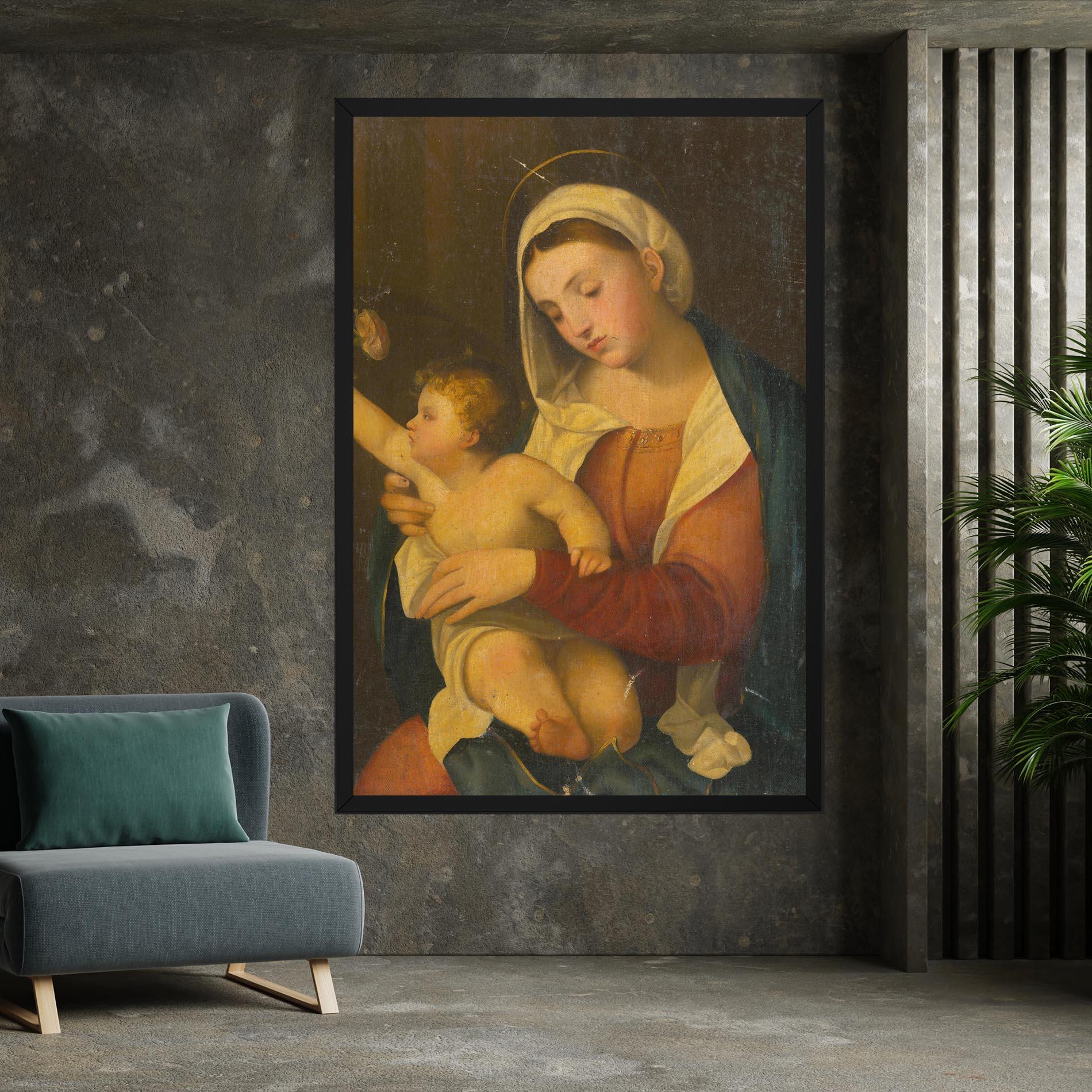 Obraz na Płótnie Yellow Light Baby mockup 7