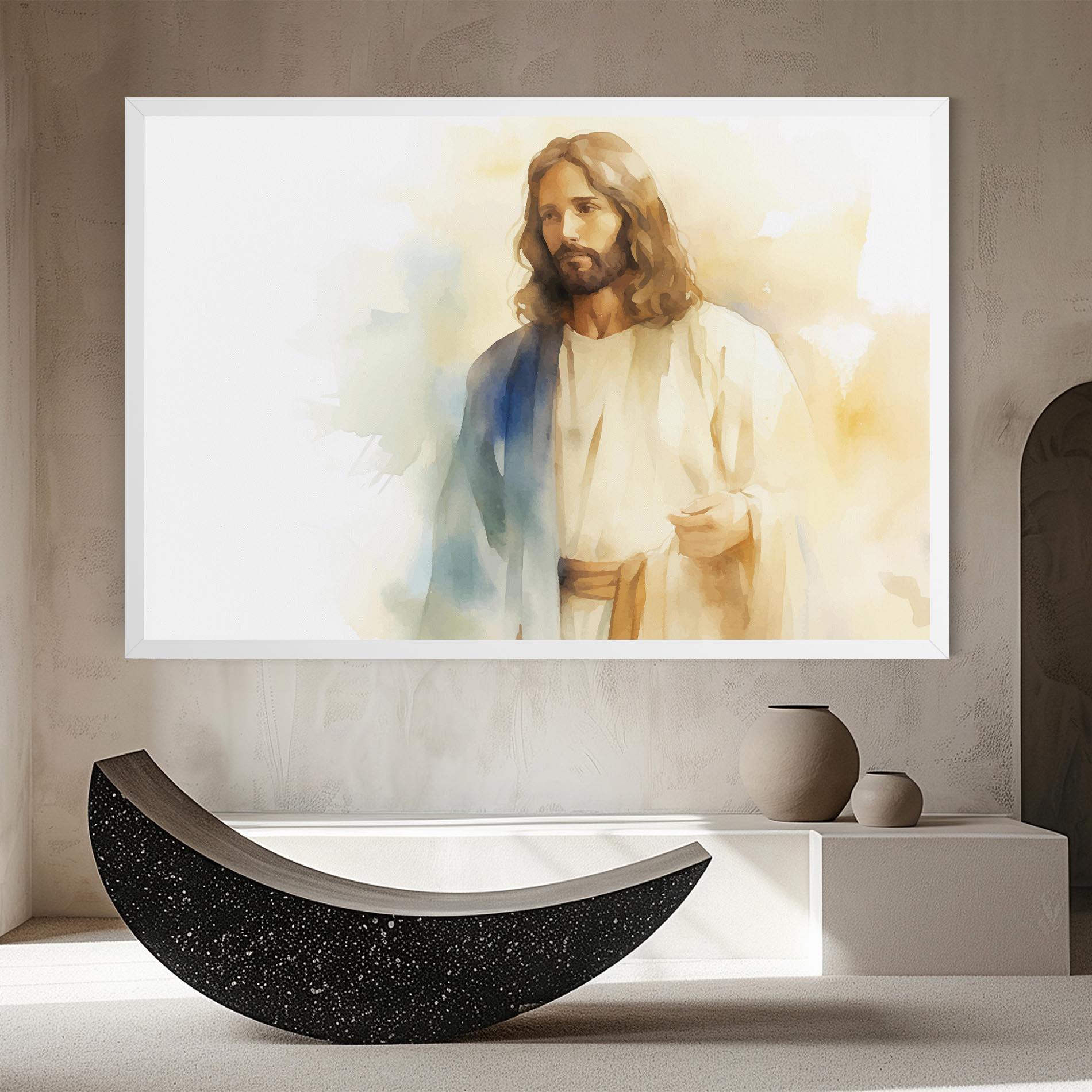 Obraz na Płótnie Jesus Light Art mockup 8