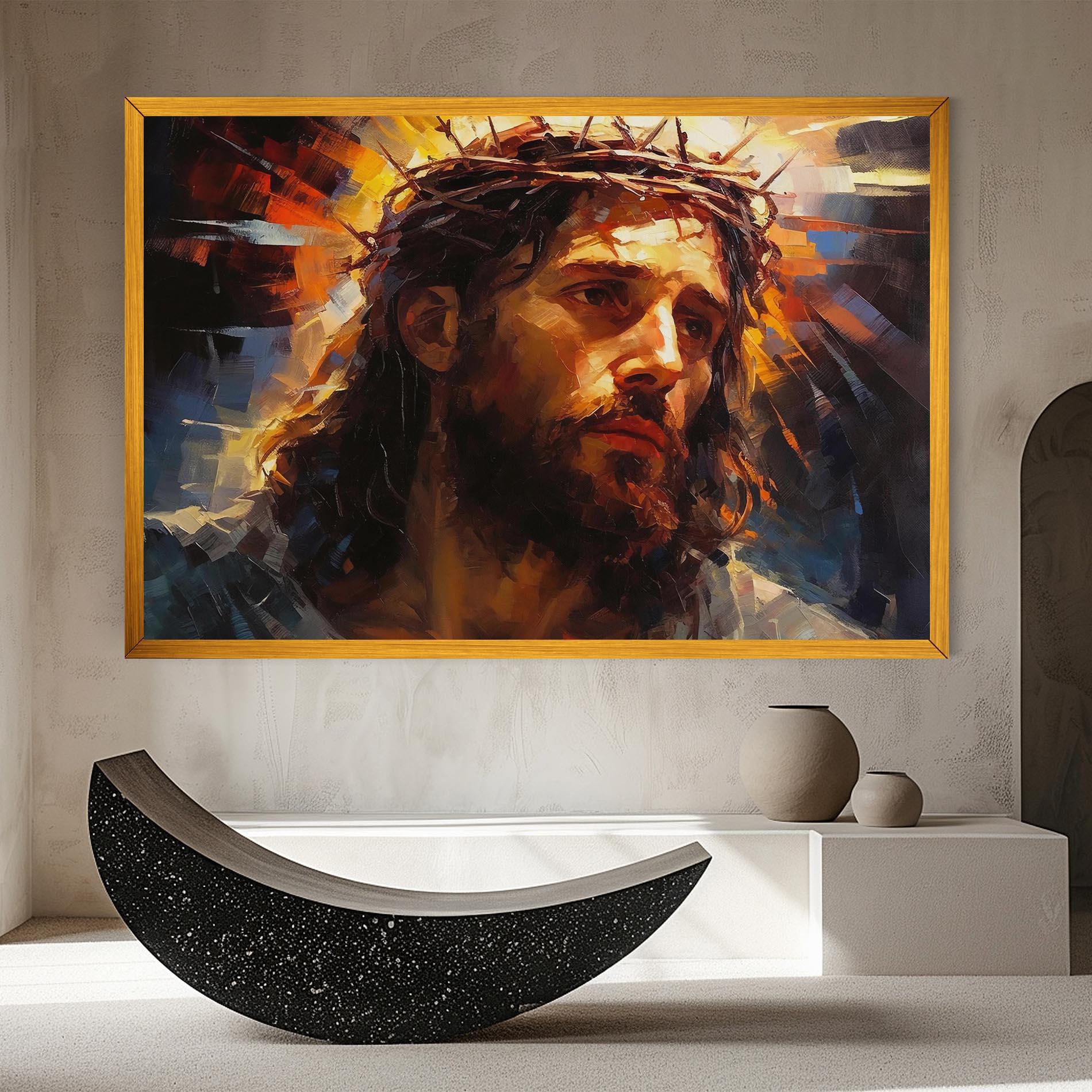 Obraz na Płótnie Jesus Crown mockup 8