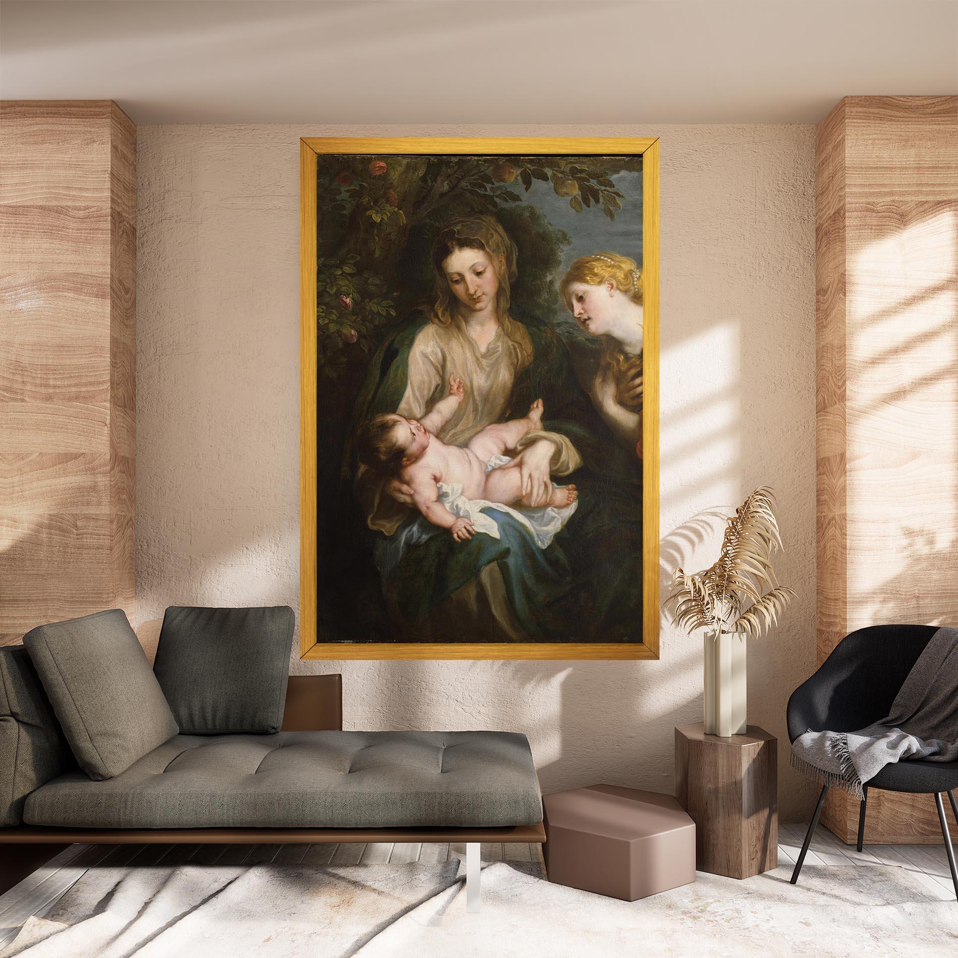 Obraz na Płótnie Looking At Baby mockup 8