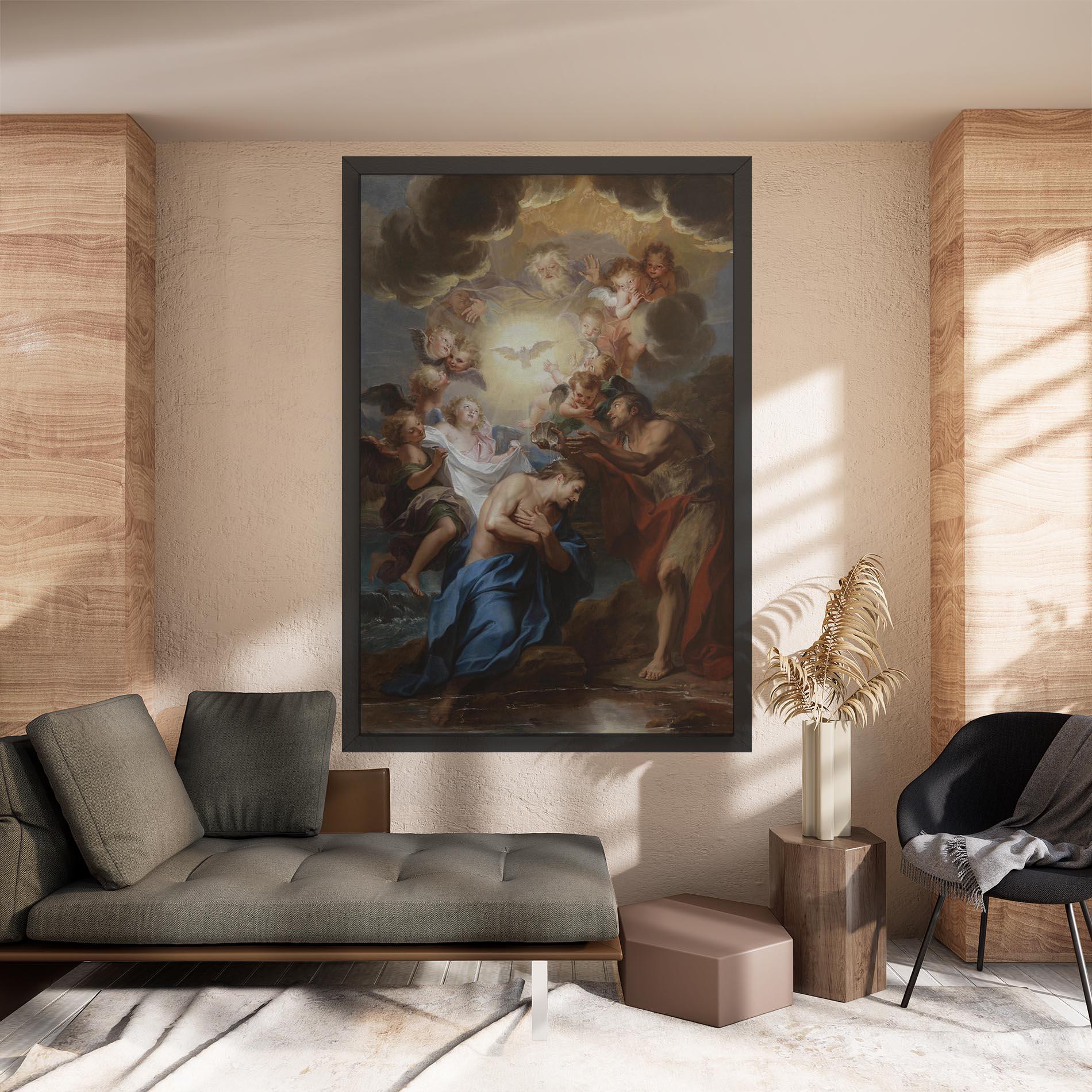 Obraz na Płótnie Divine Yellow Light mockup 8