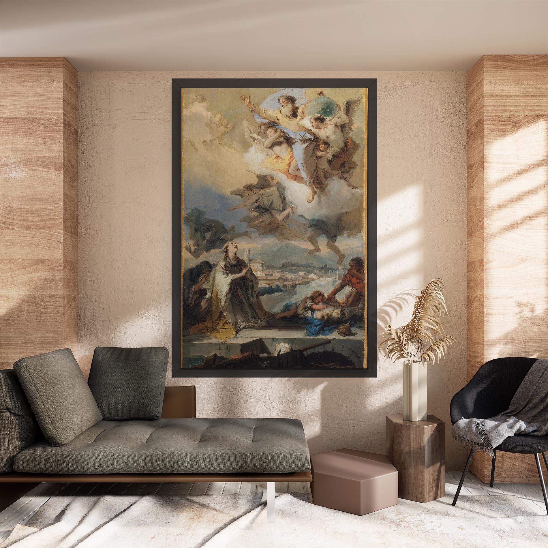 Obraz na Płótnie Sky Angel Art mockup 8