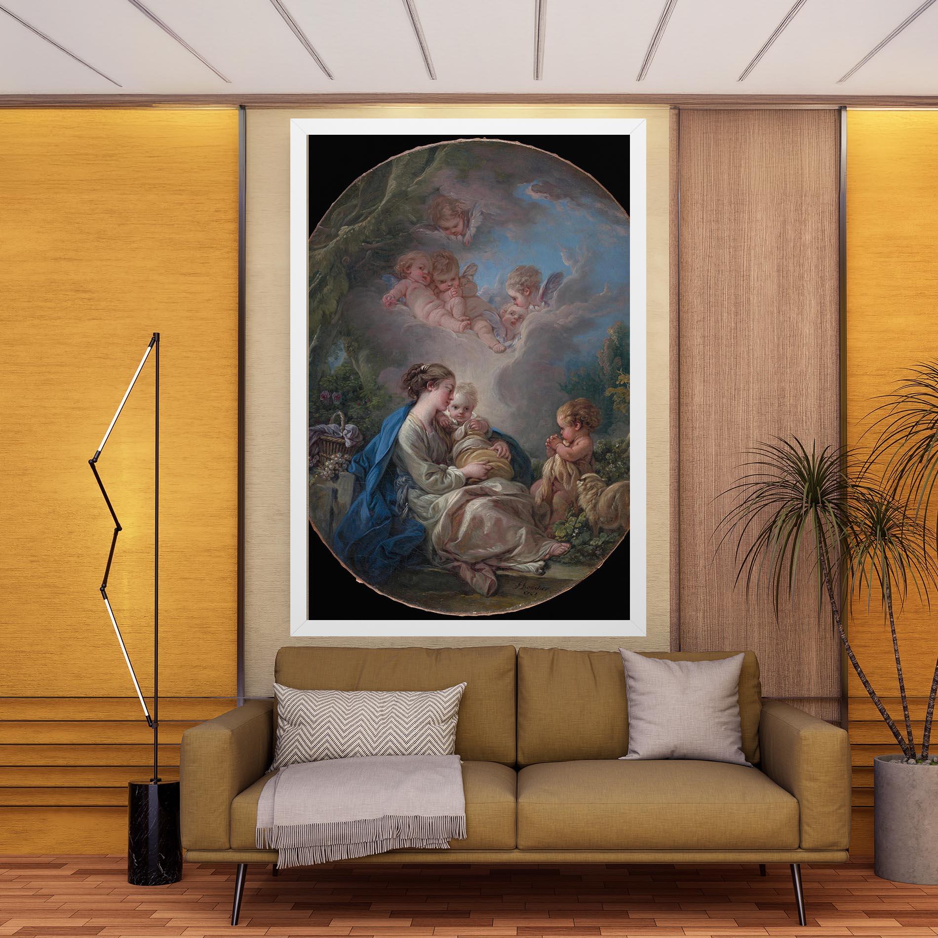 Obraz na Płótnie Religious Circle mockup 9