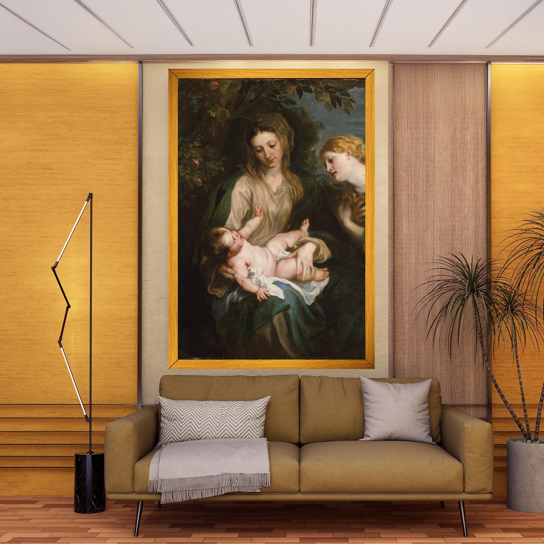 Obraz na Płótnie Looking At Baby mockup 9