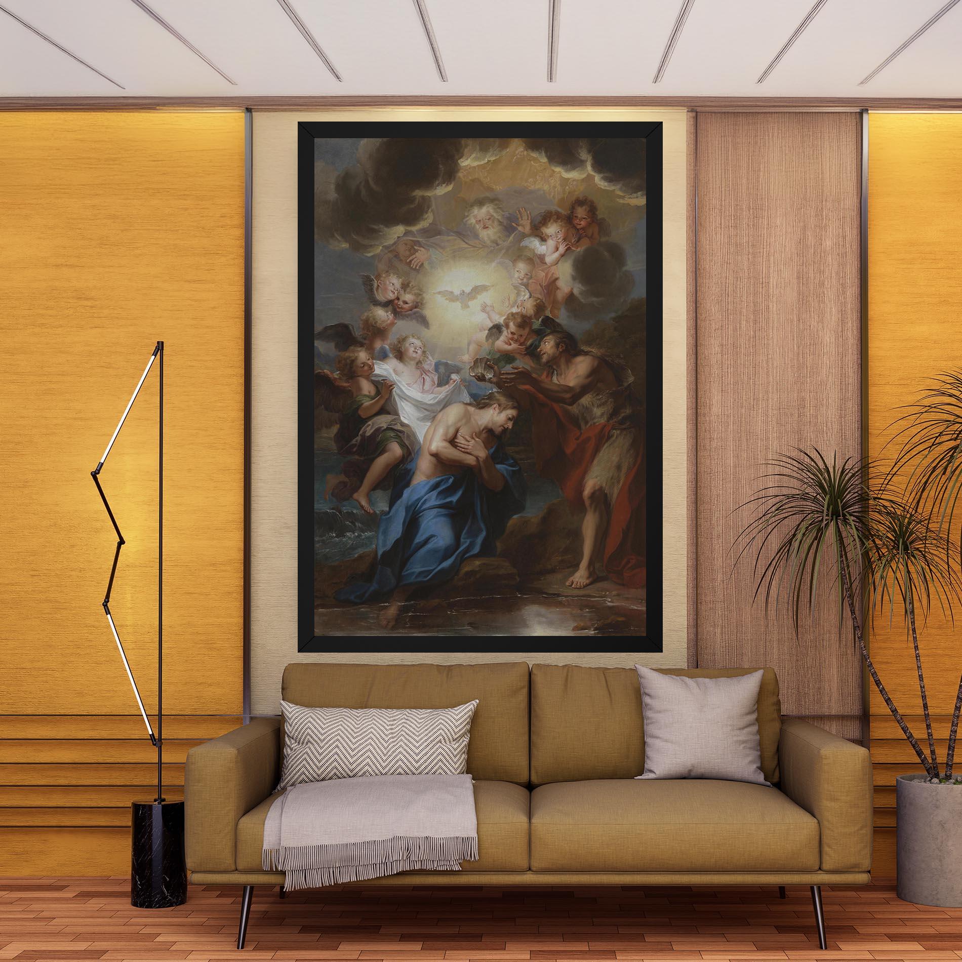 Obraz na Płótnie Divine Yellow Light mockup 9