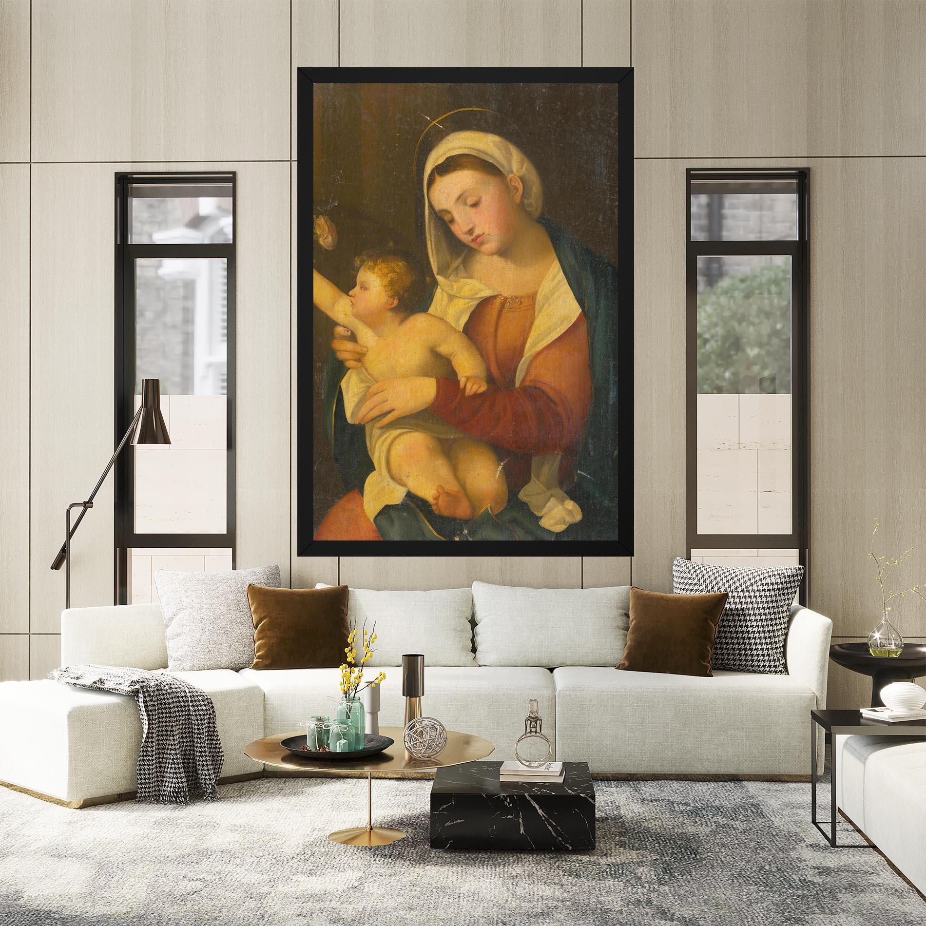 Obraz na Płótnie Yellow Light Baby mockup 2